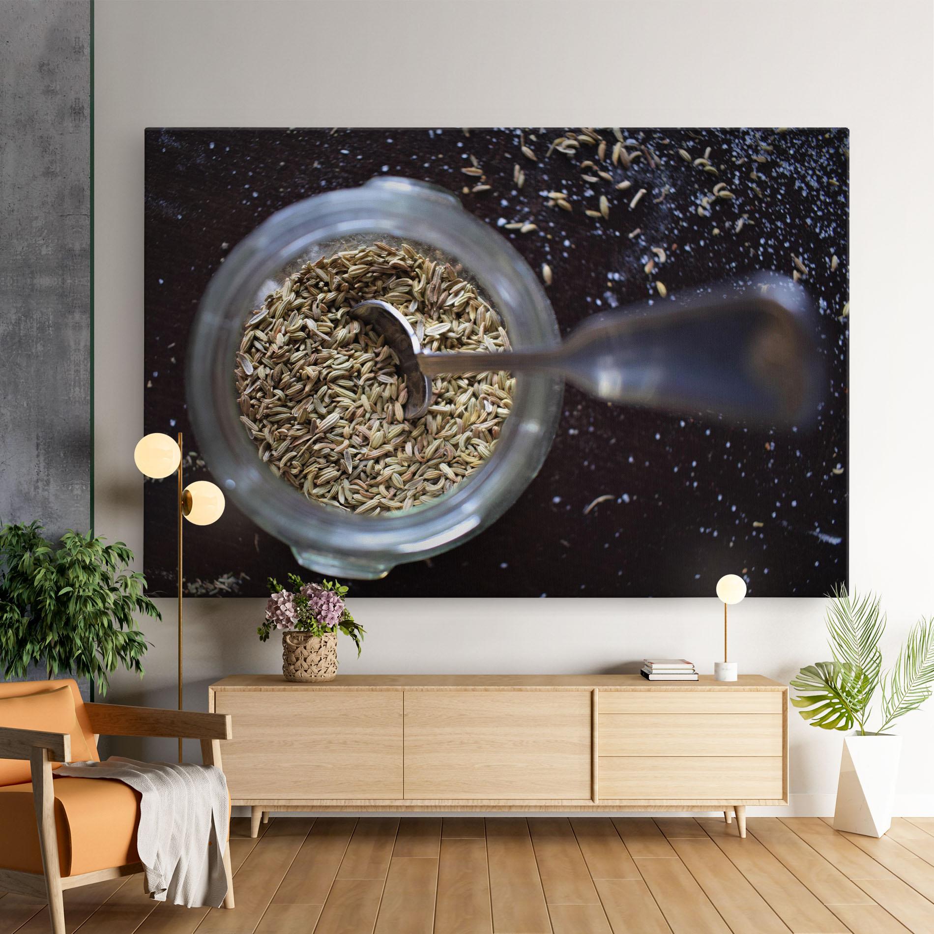 Tablou Canvas Jar With Spices mockup 9