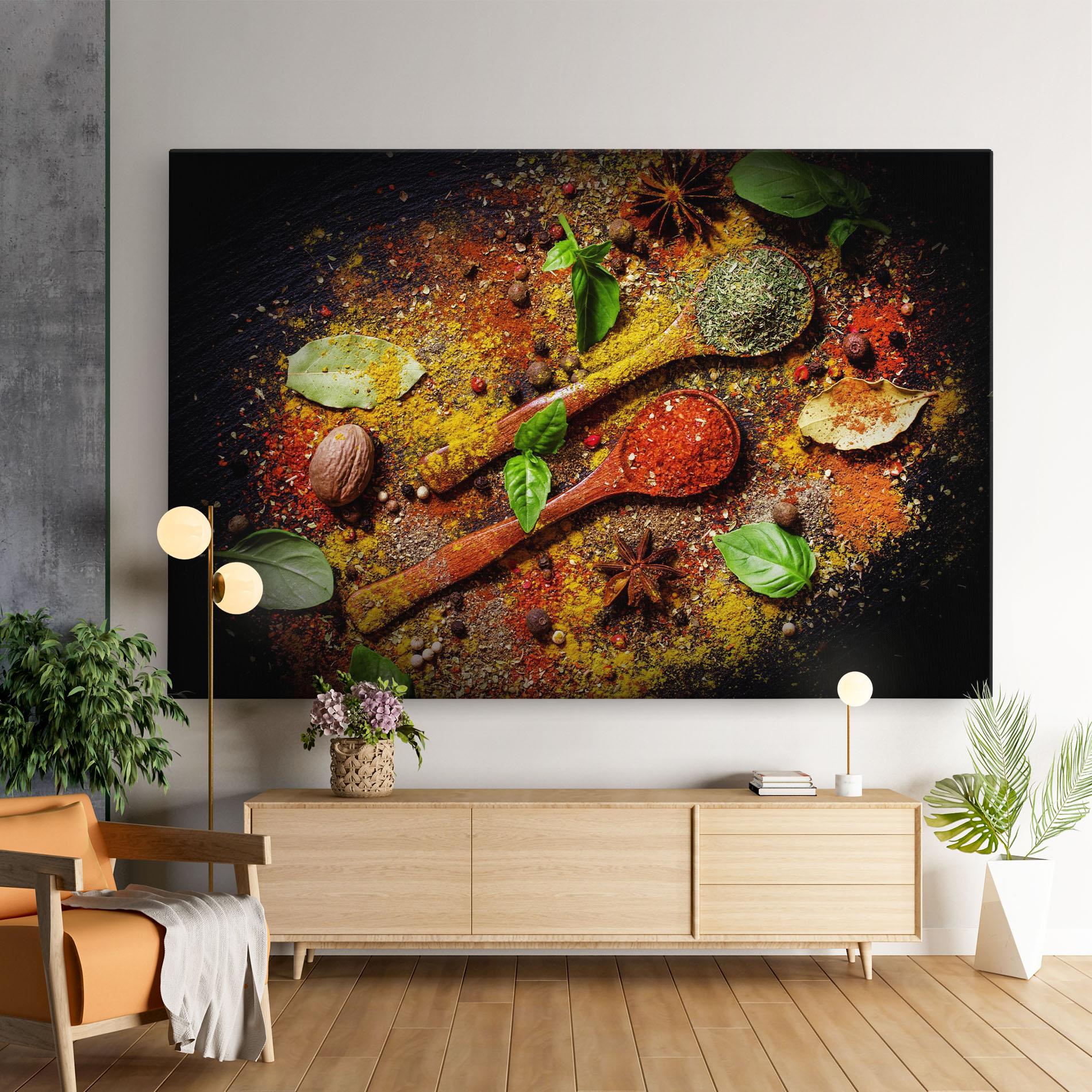 Tablou Canvas Oriental Spices mockup 9