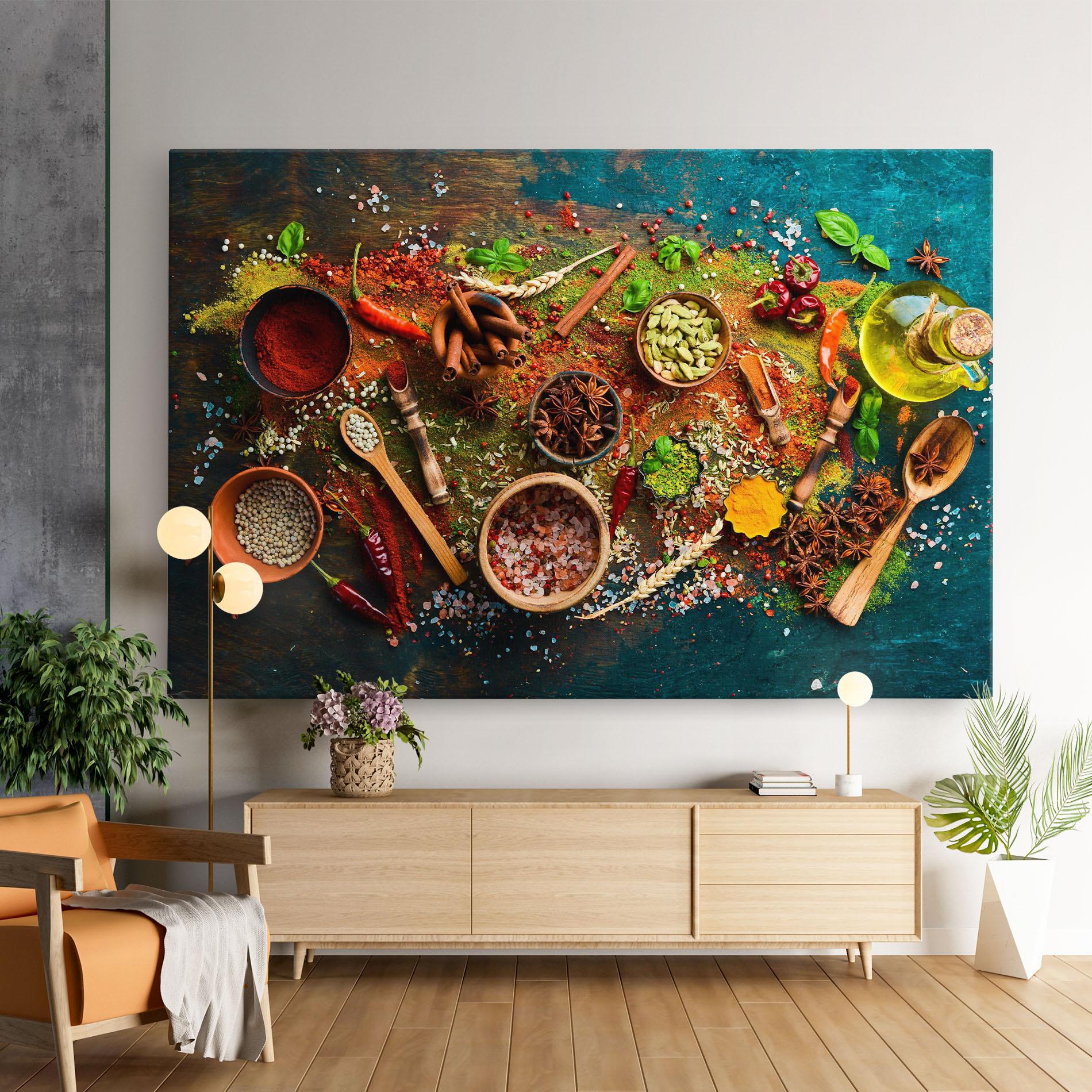 Tablou Canvas Seasonings Mix mockup 9
