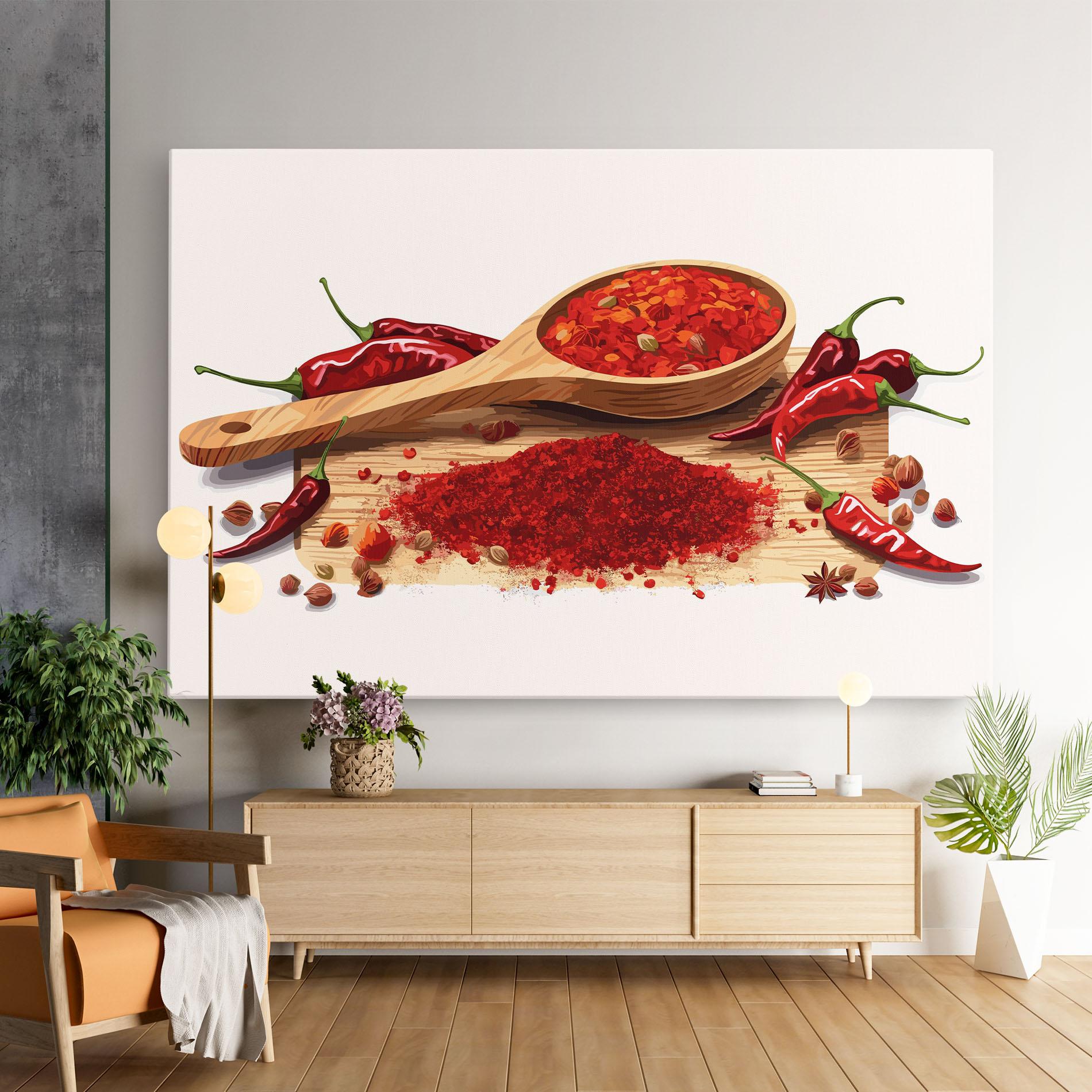 Tablou Canvas Spoon Of Papper mockup 9
