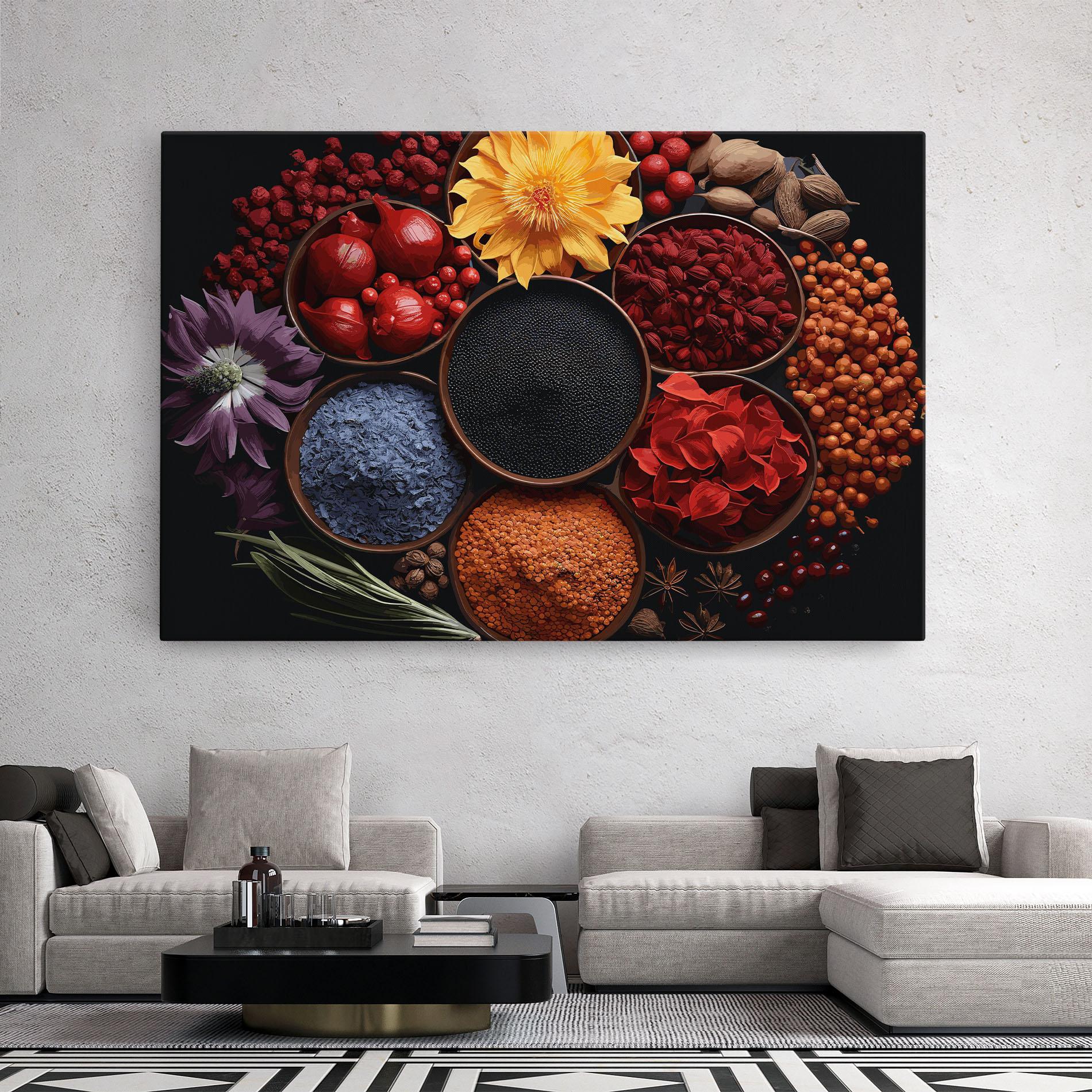 Tablou Canvas Autumn Color Spices mockup 2