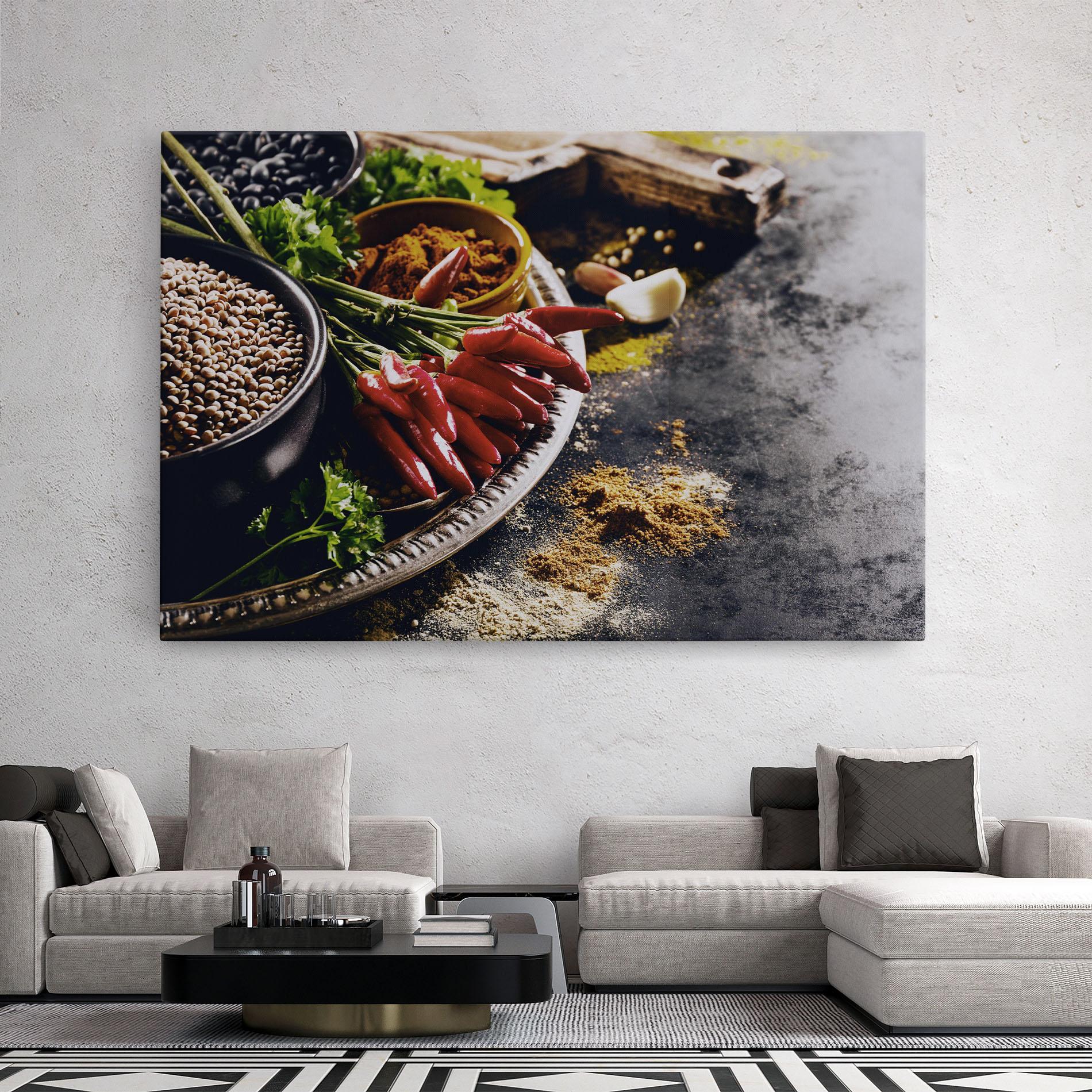Tablou Canvas Grocery Spices mockup 2