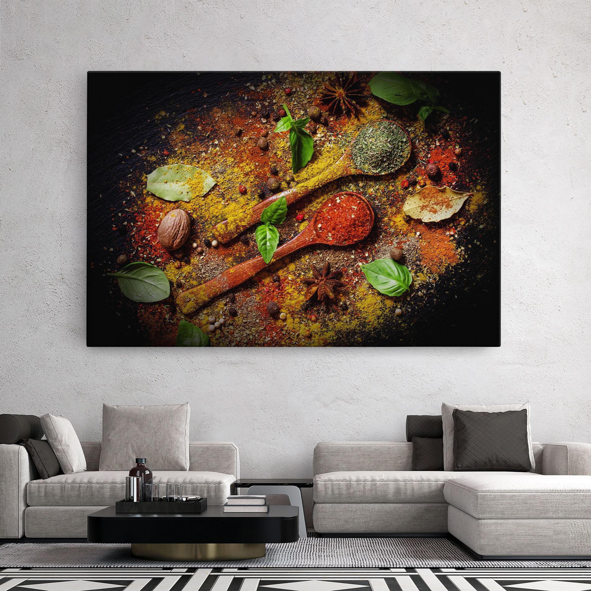 Tablou Canvas Oriental Spices mockup 2