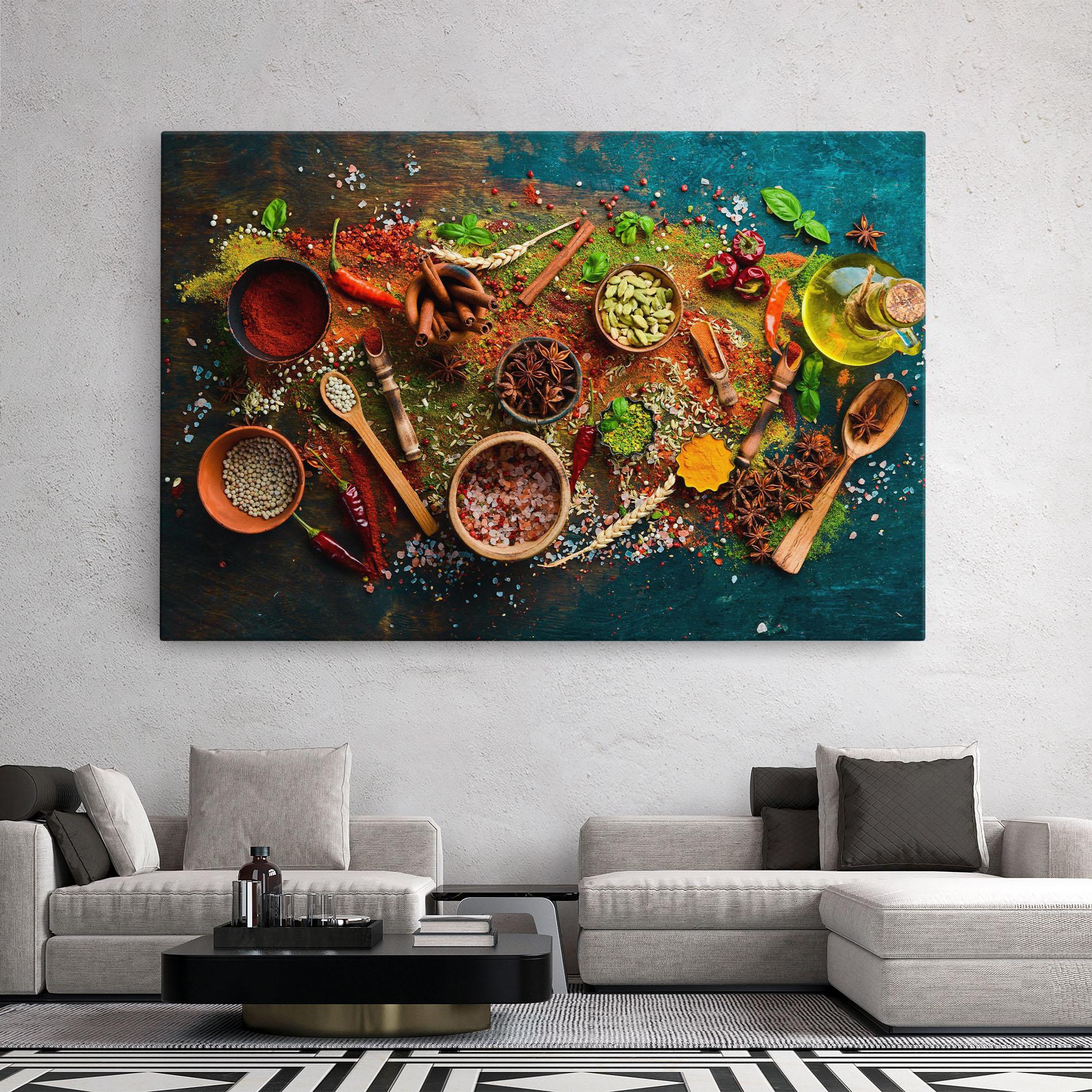 Tablou Canvas Seasonings Mix mockup 2