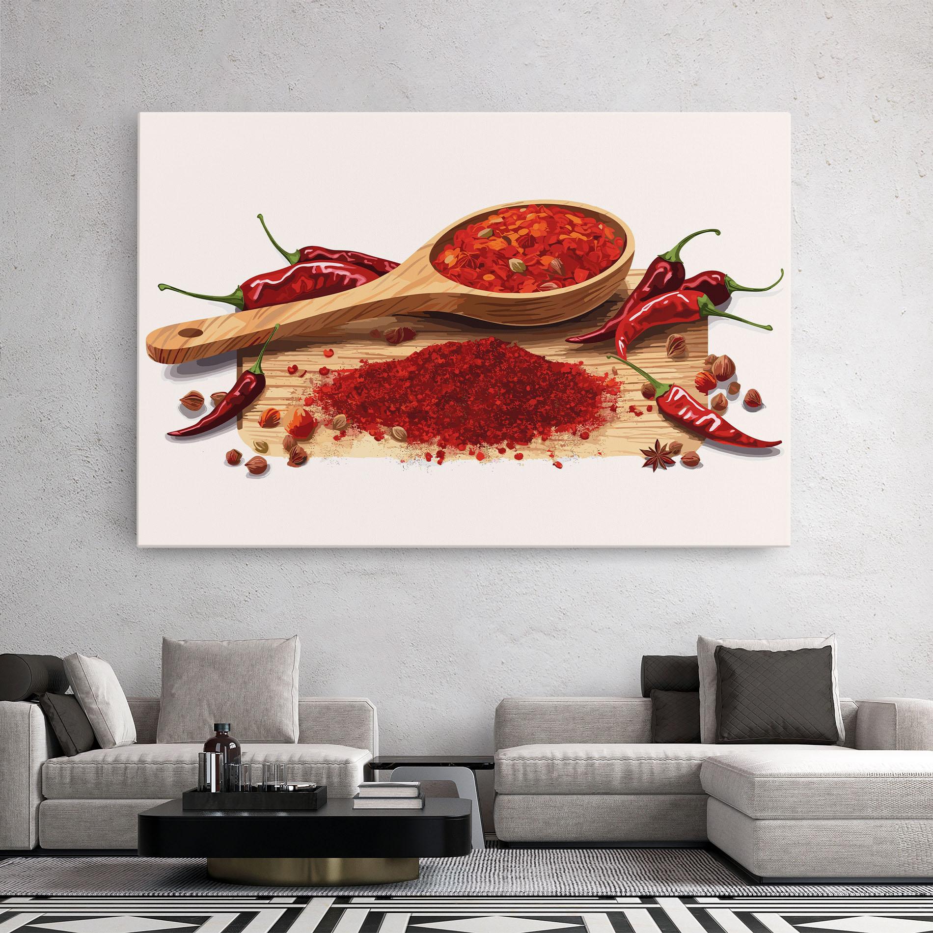 Tablou Canvas Spoon Of Papper mockup 2