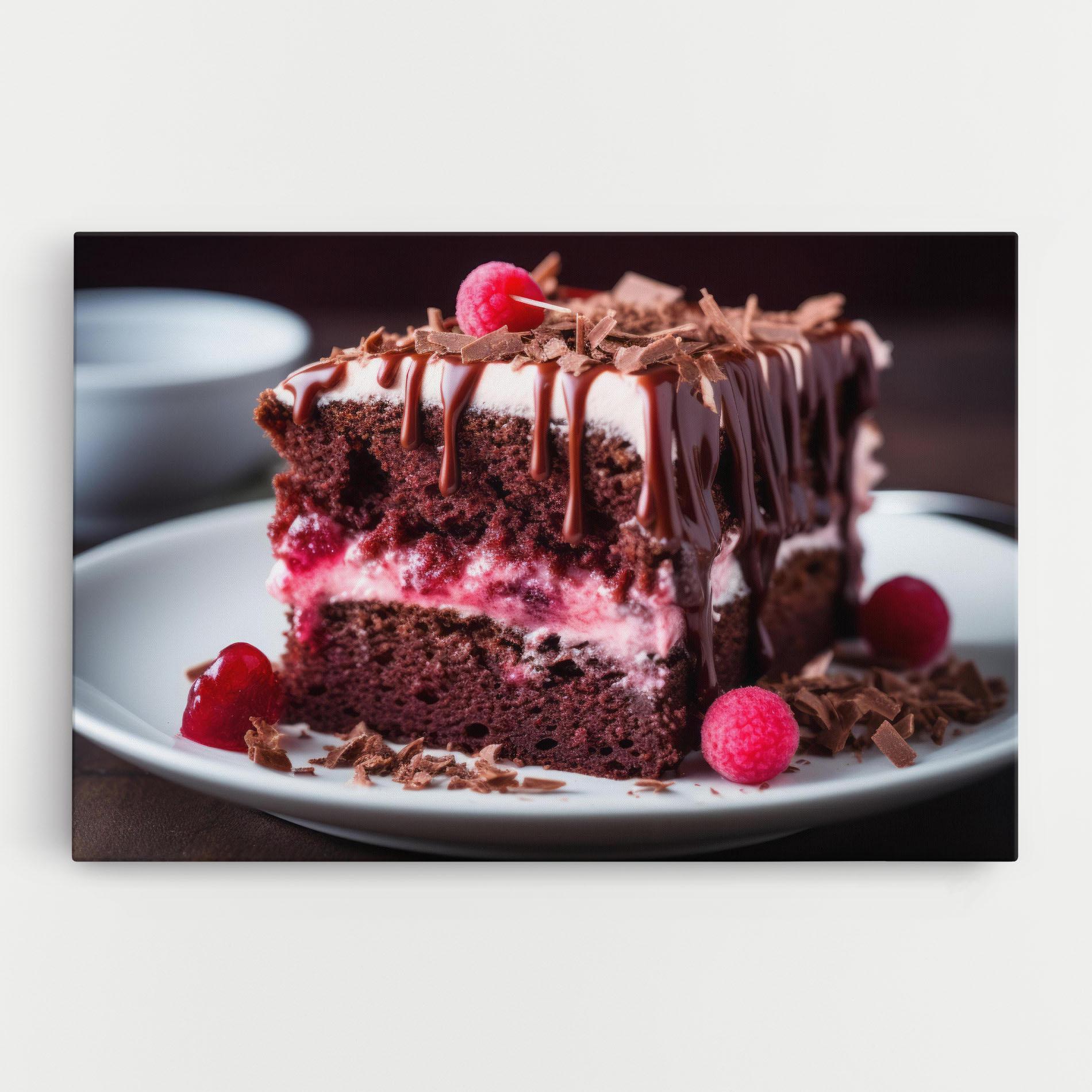 Tablou Canvas Brown Cake mockup 0