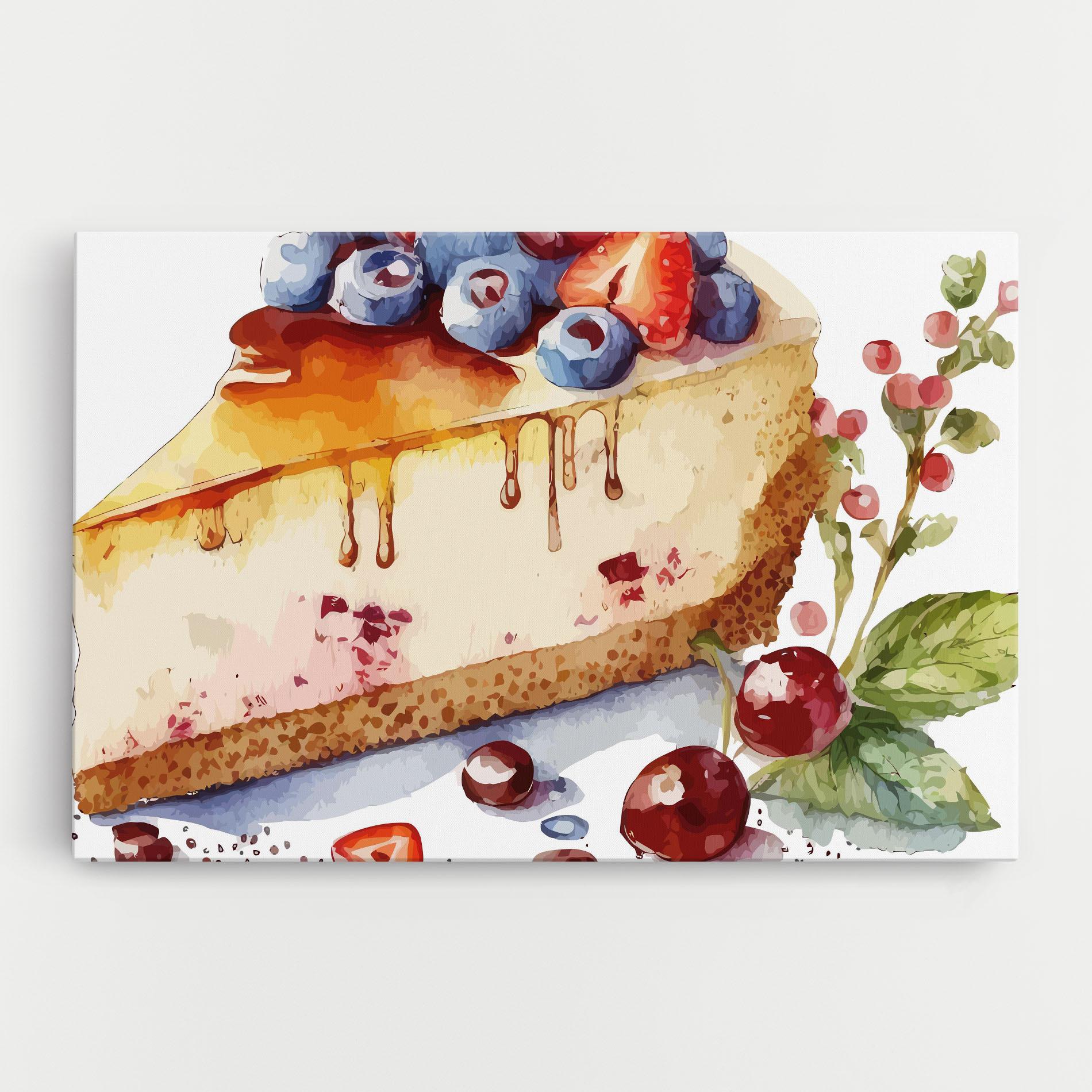 Tablou Canvas Cheesecake mockup 0