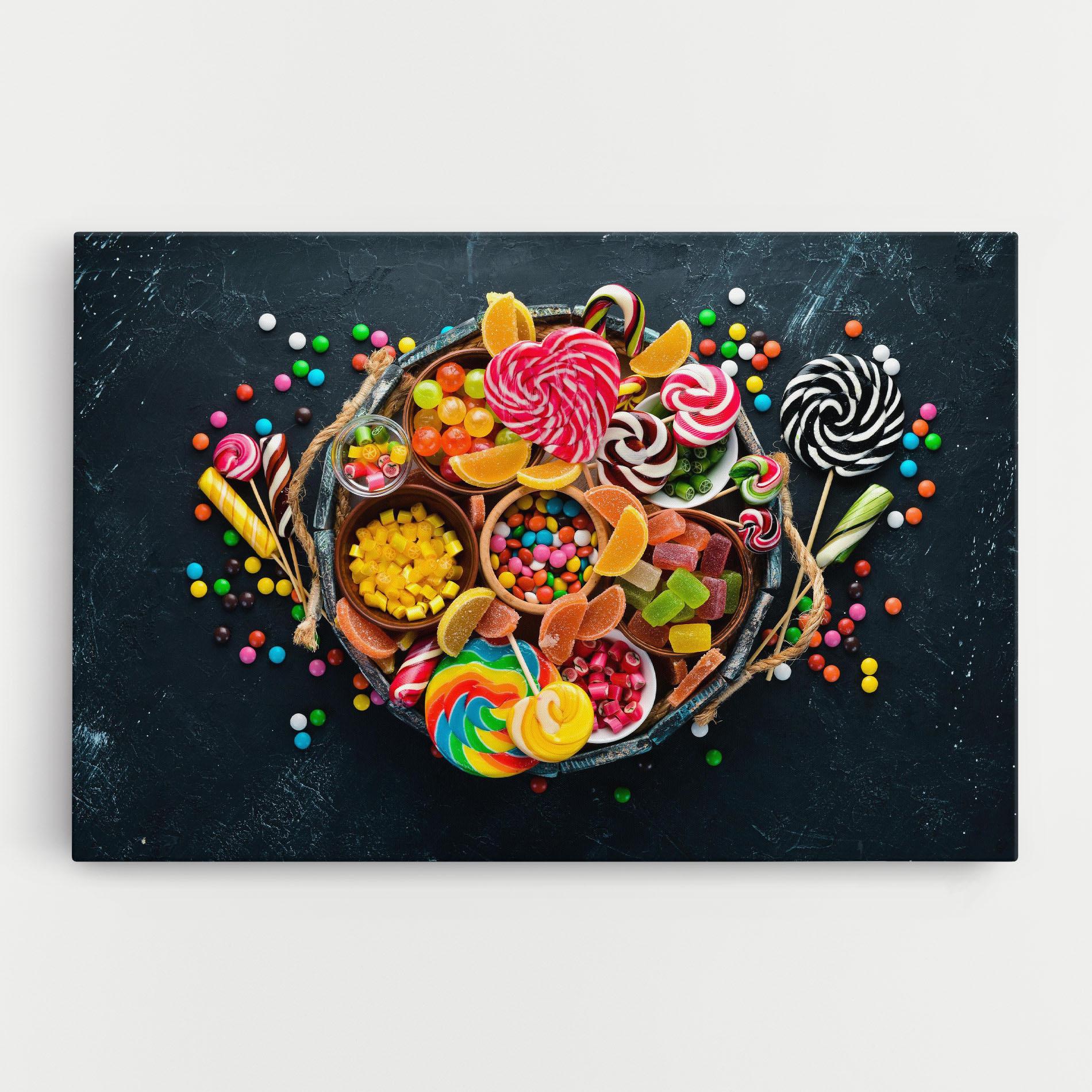 Tablou Canvas Colorful Jelly mockup 0