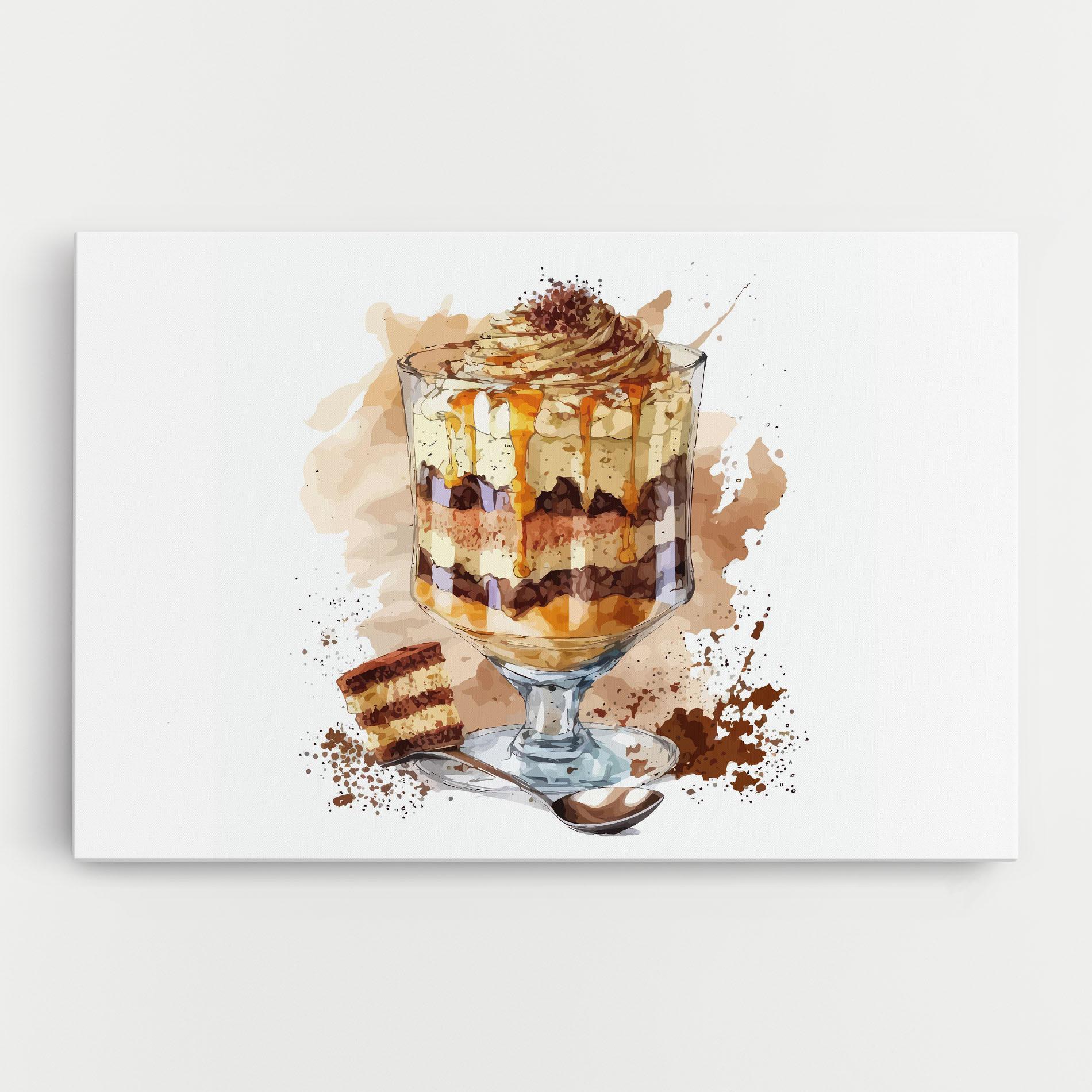 Tablou Canvas Cup Dessert mockup 0