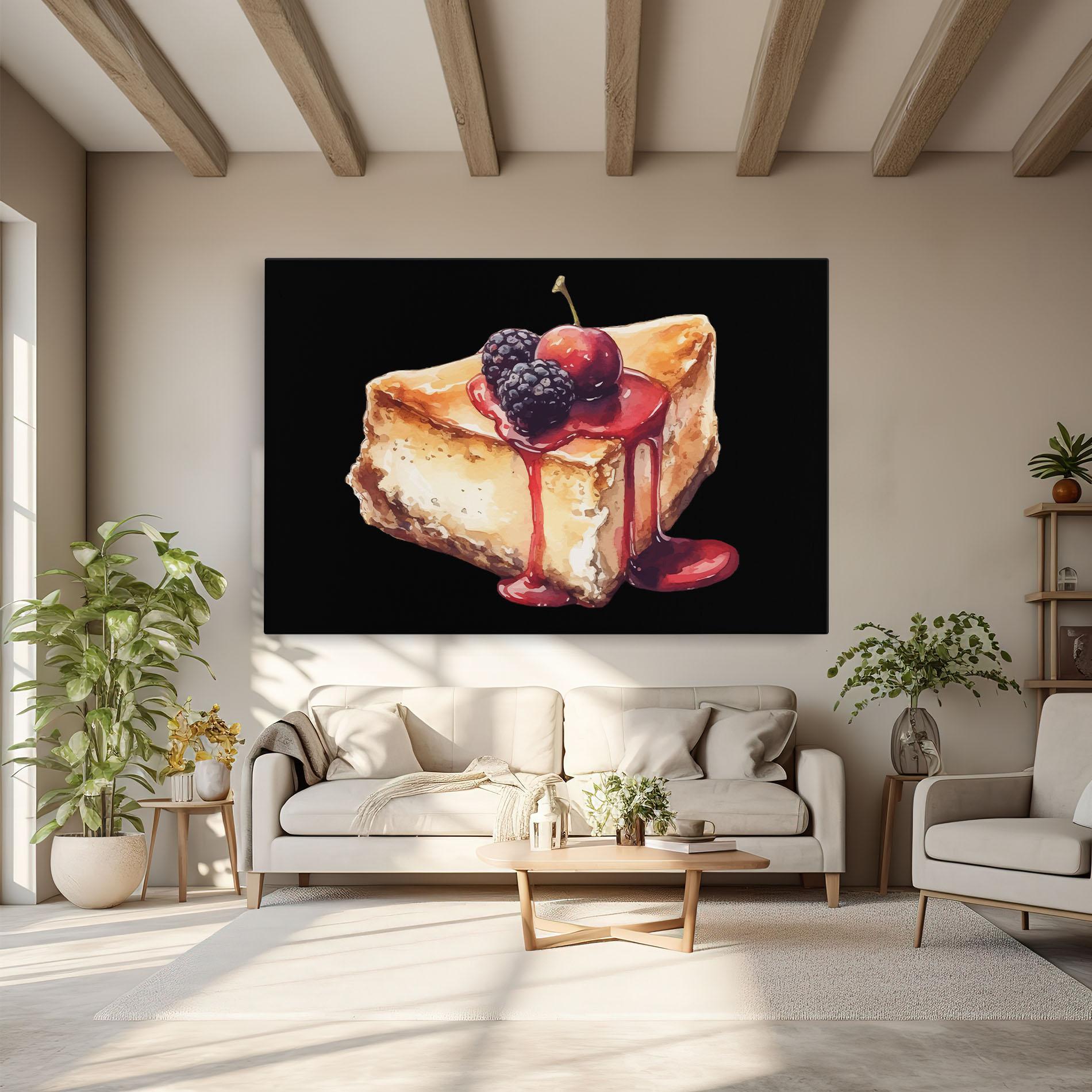 Tablou Canvas Berries Pie mockup 6