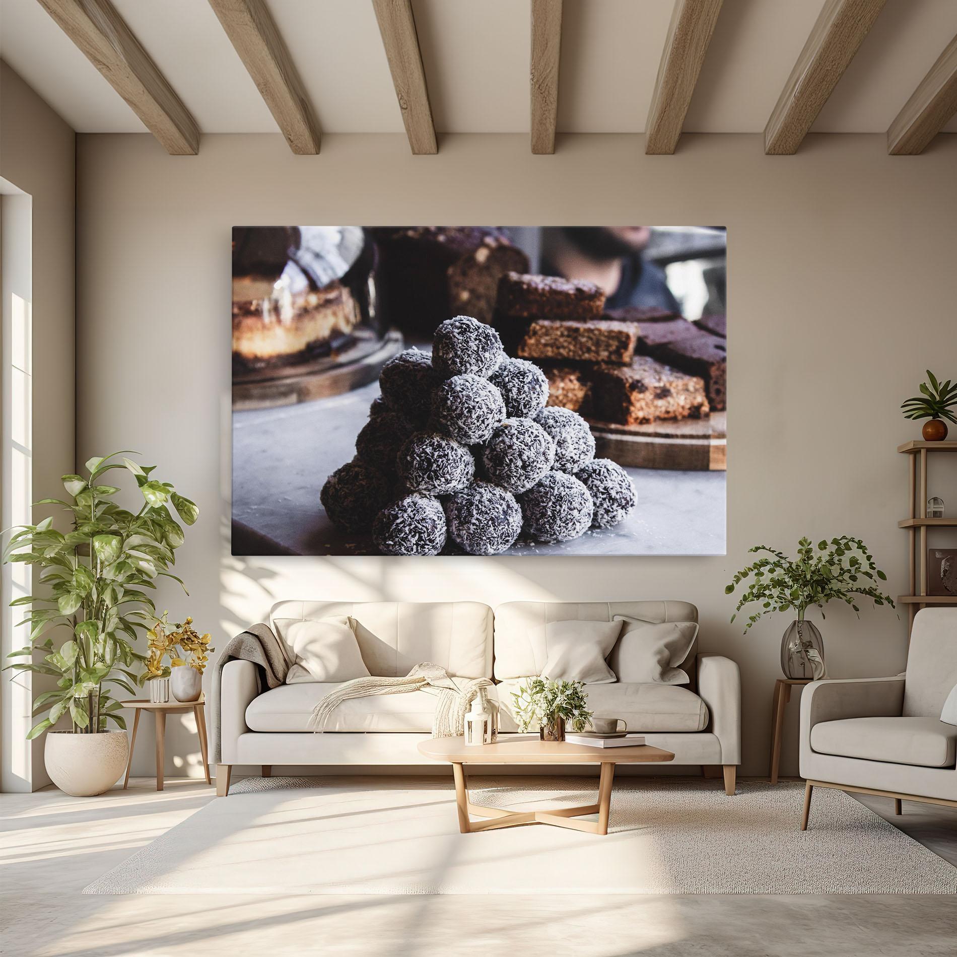 Tablou Canvas Chocolate Balls mockup 6