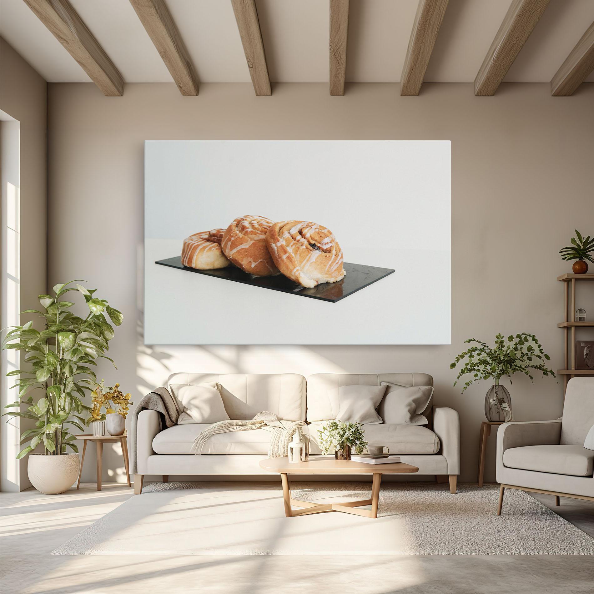 Tablou Canvas Cinnamon Rolls mockup 6