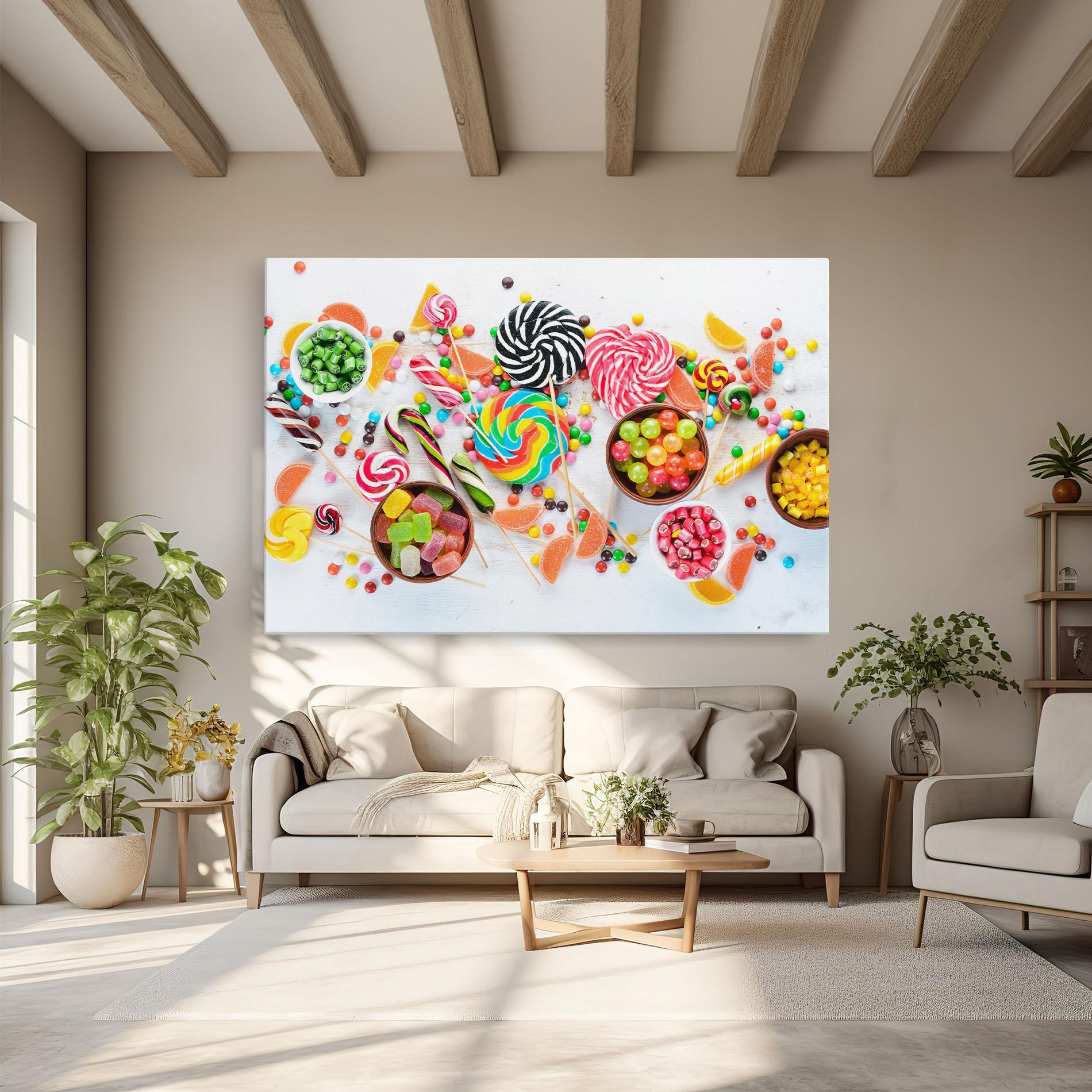 Tablou Canvas Colorful Candies Jelly mockup 6