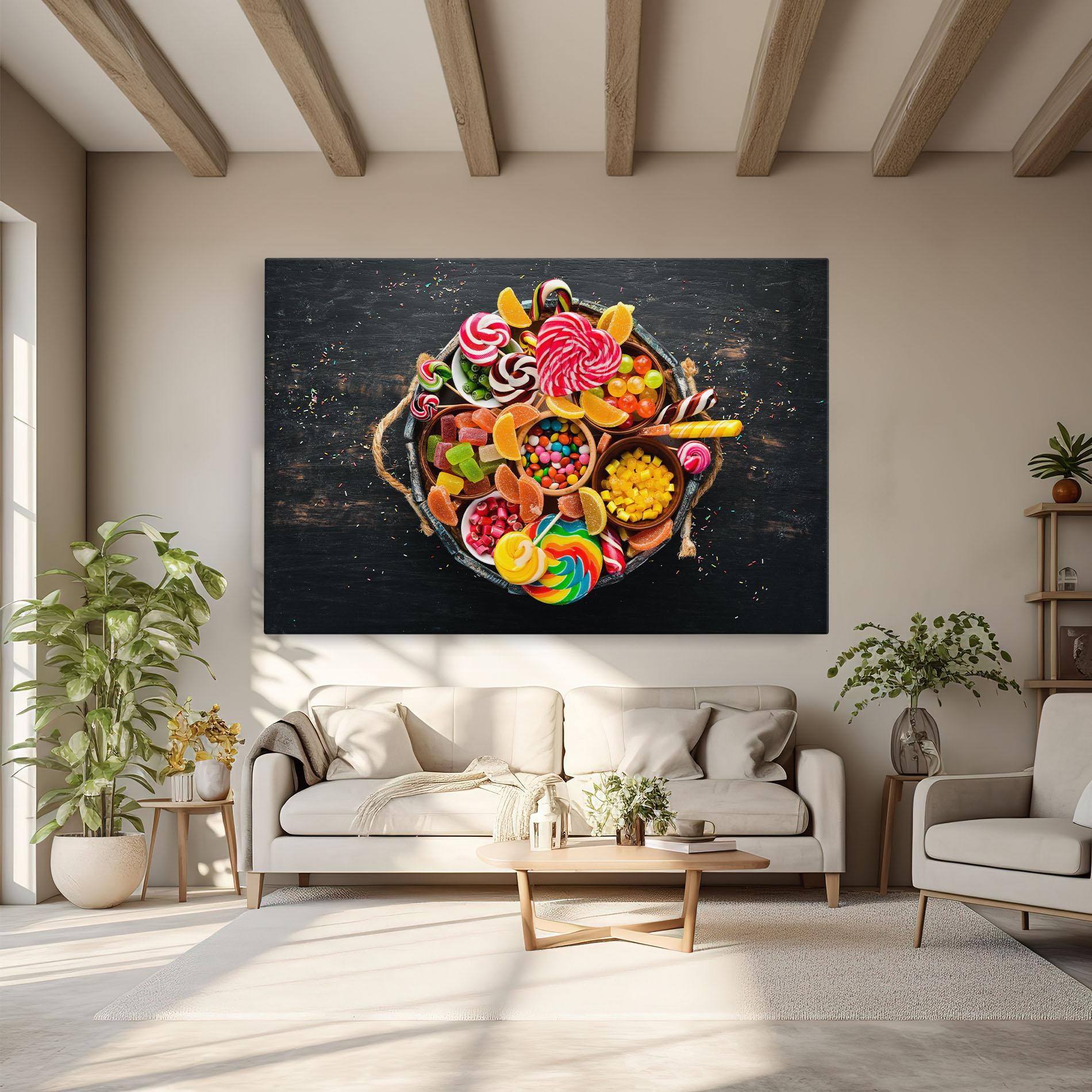 Tablou Canvas Colorful Sweets mockup 6