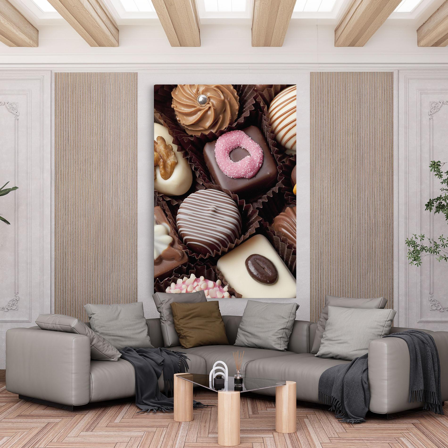 Tablou Canvas Chocolate Bonbons mockup 6