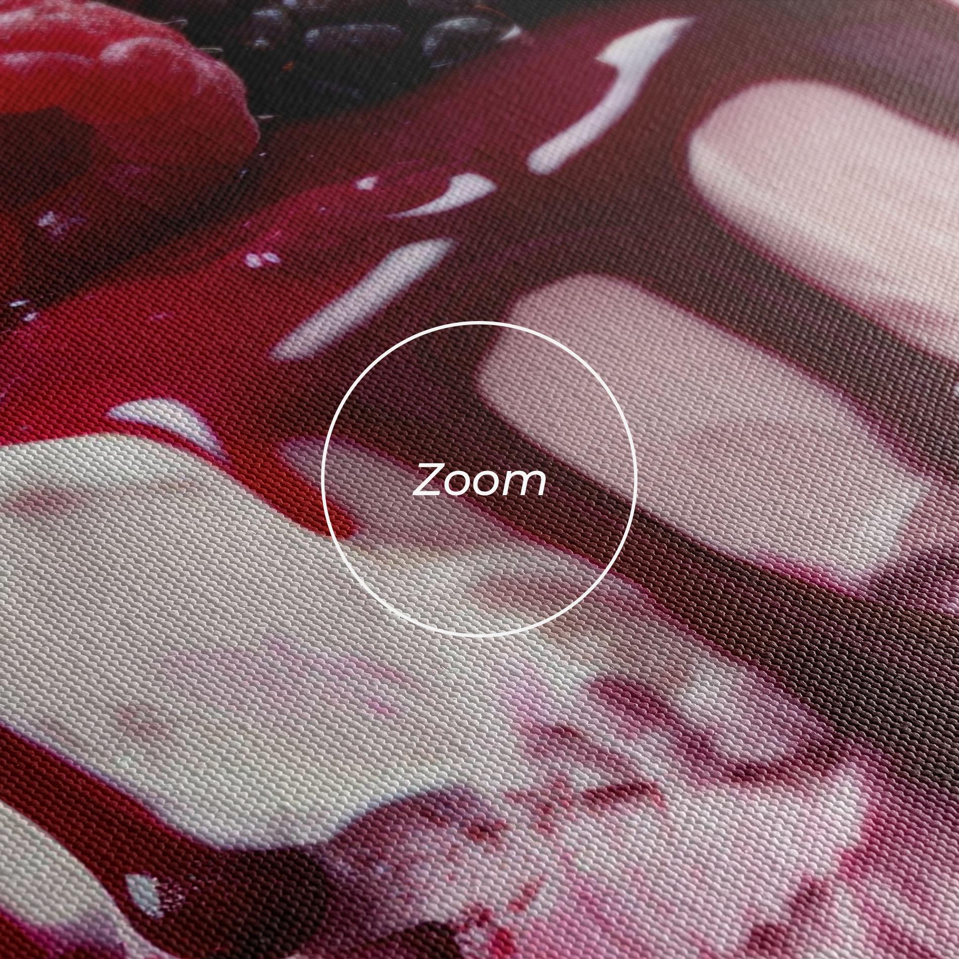 Tablou Canvas Berries Cream mockup 3