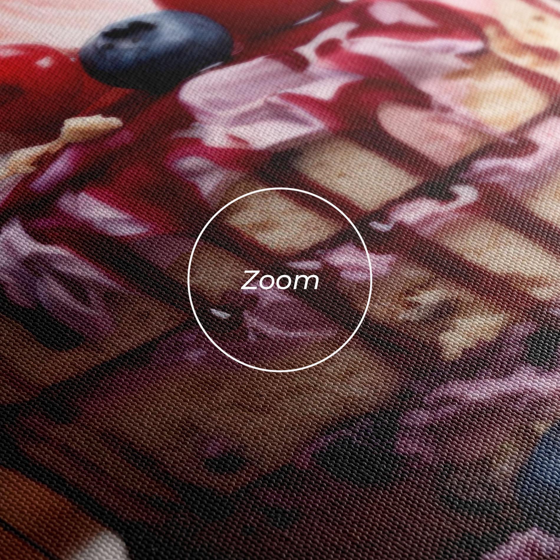 Tablou Canvas Berries Dessert mockup 3