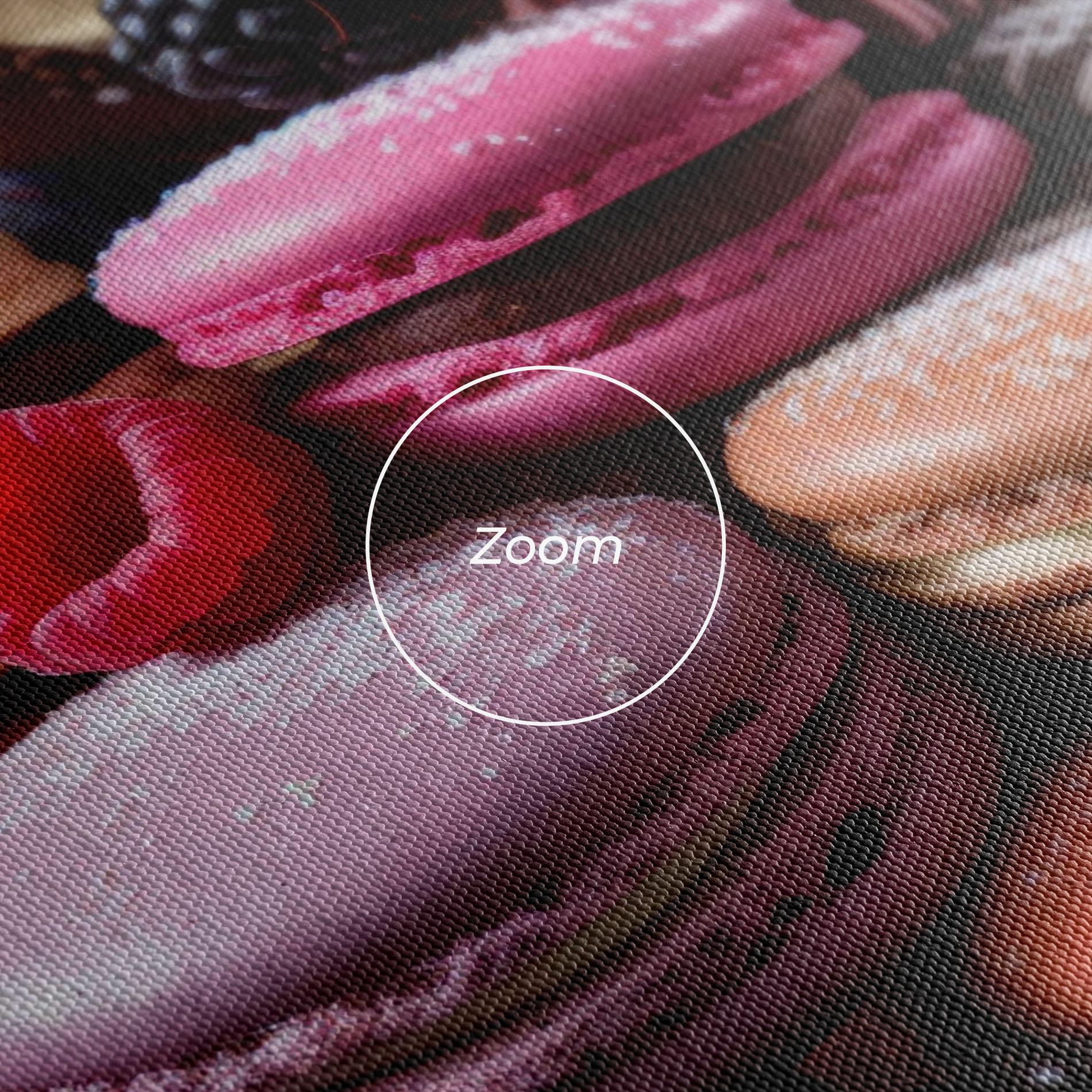 Tablou Canvas Berries Macarons mockup 3