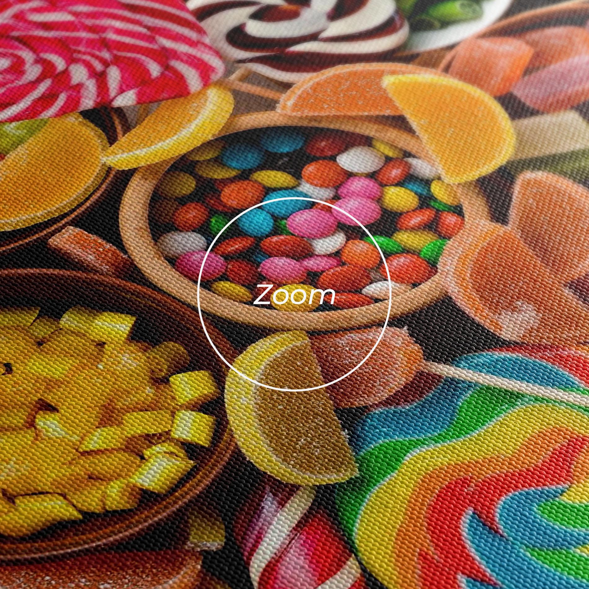 Tablou Canvas Colorful Jelly mockup 3