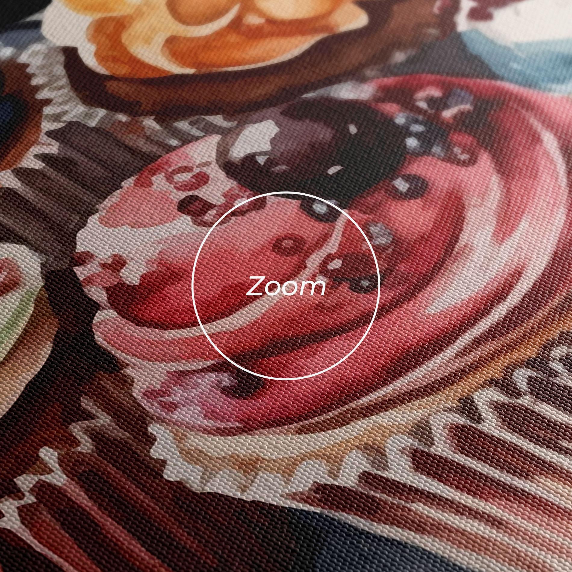 Tablou Canvas Colorful Muffins mockup 3