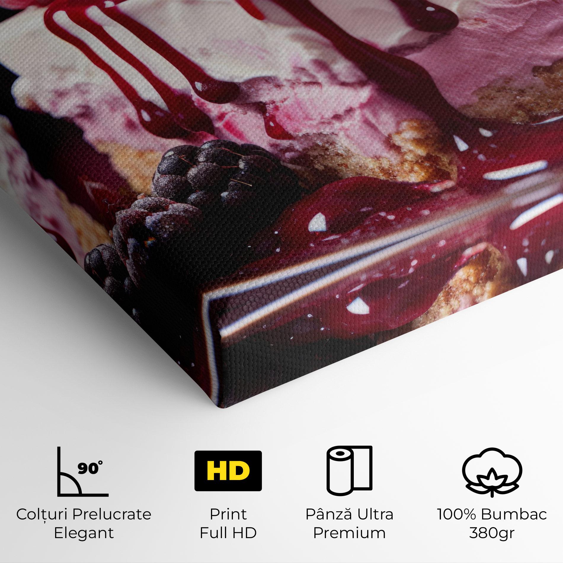 Tablou Canvas Berries Cream mockup 4
