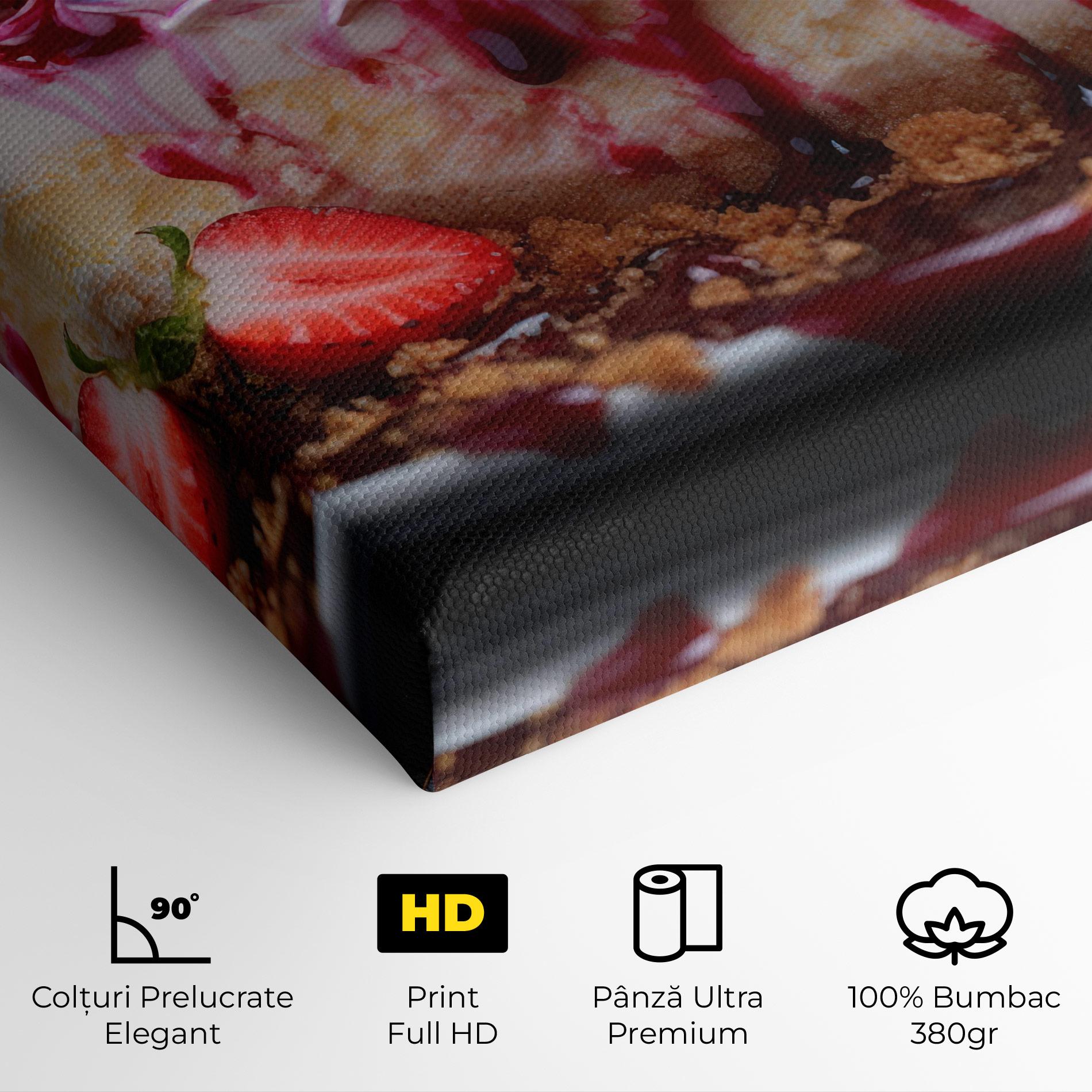Tablou Canvas Cheesecake Berries mockup 4