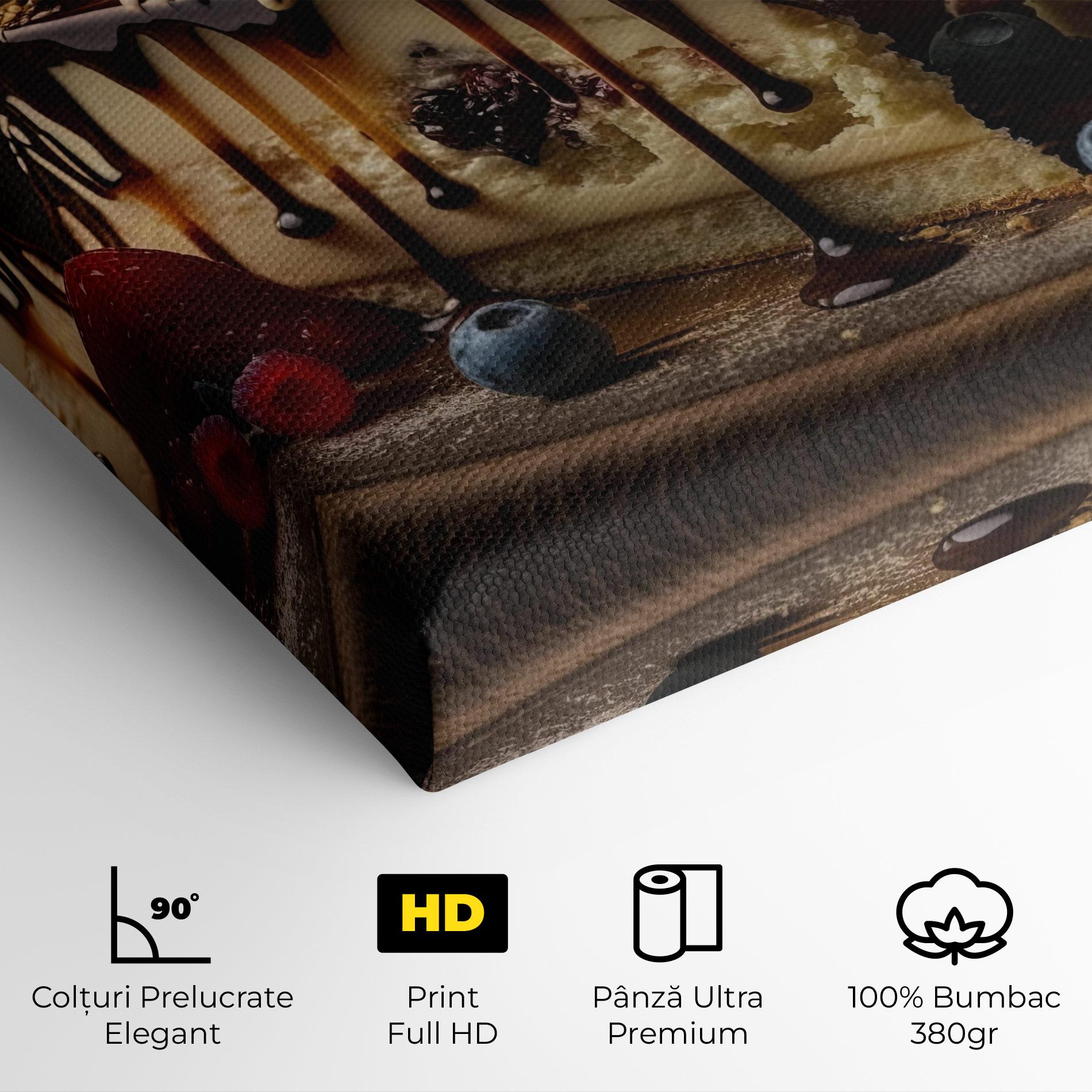 Tablou Canvas Cheesecake Chocolate mockup 4