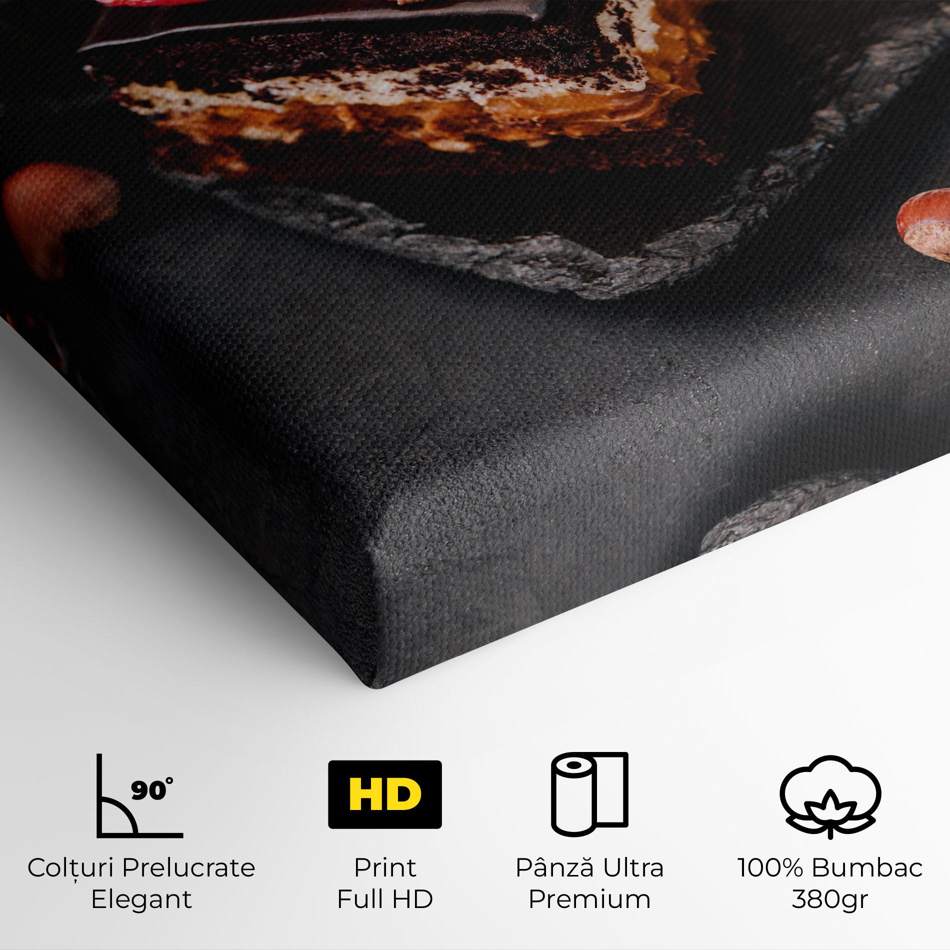 Tablou Canvas Chocolate Berries Cake mockup 4