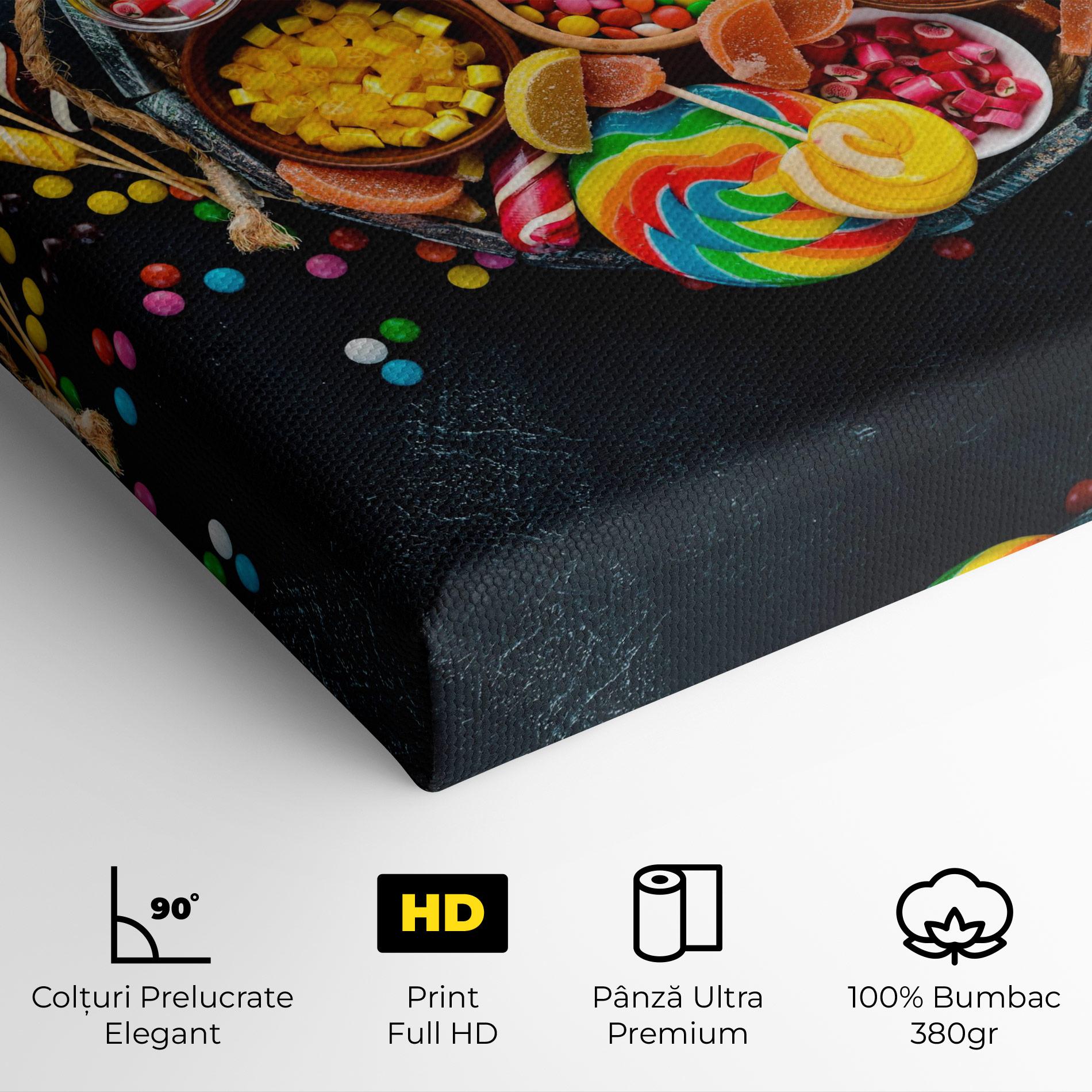 Tablou Canvas Colorful Jelly mockup 4