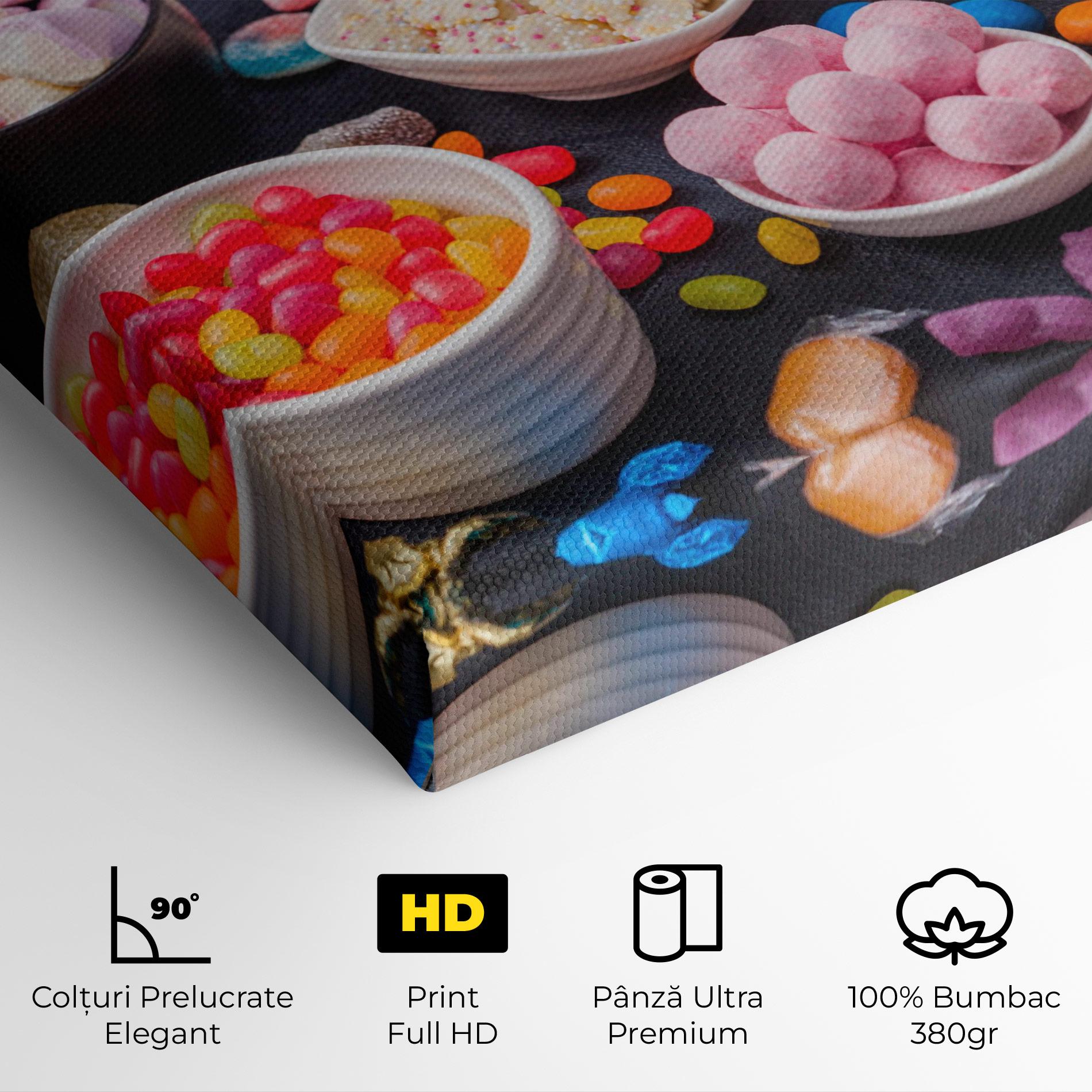 Tablou Canvas Lollipop Candies mockup 4