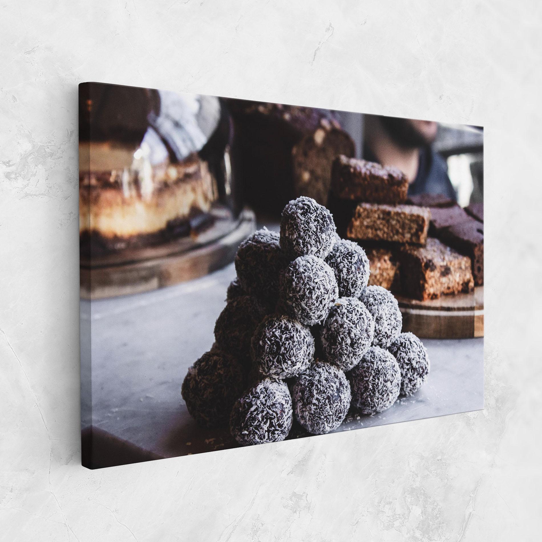 Tablou Canvas Chocolate Balls mockup 1