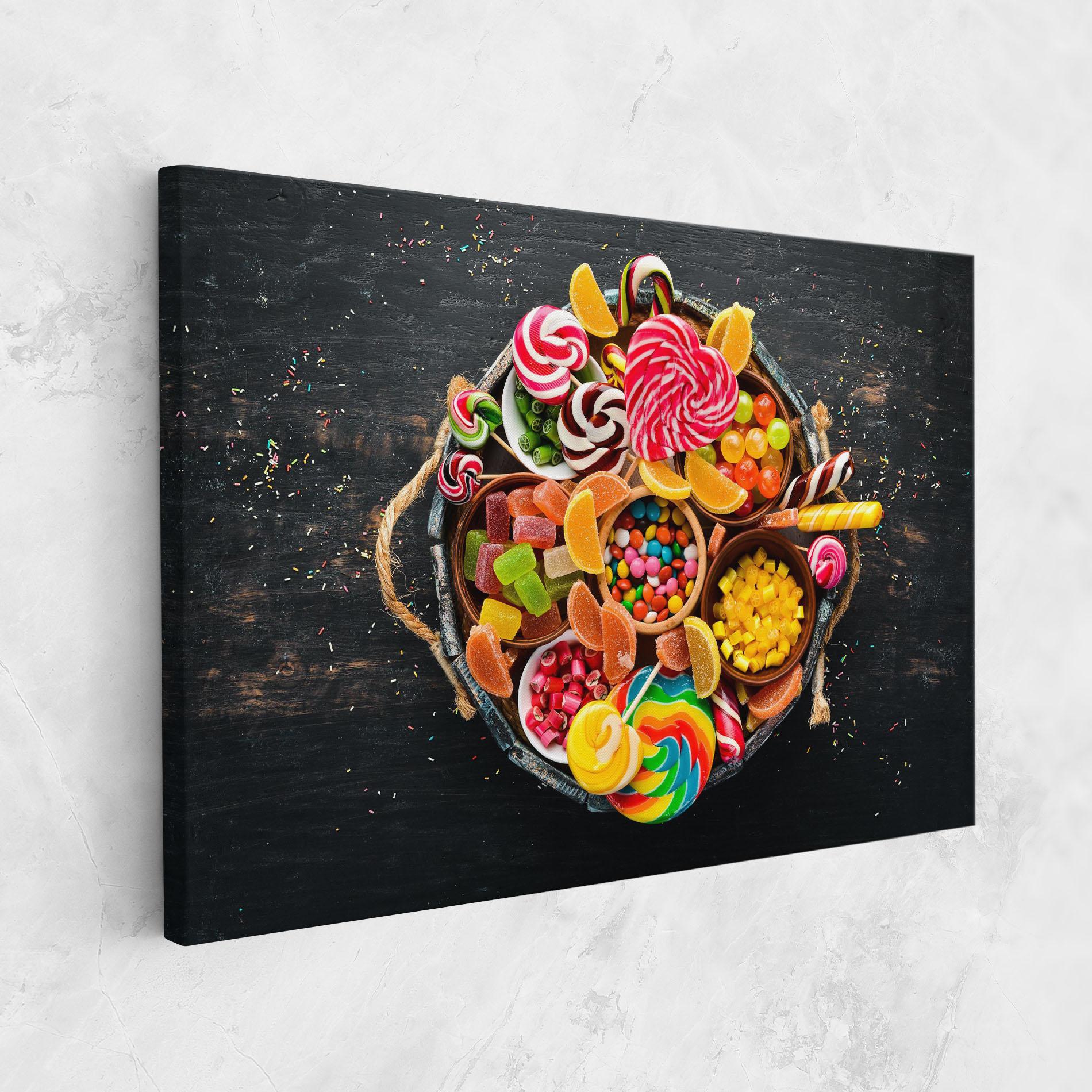 Tablou Canvas Colorful Sweets mockup 1