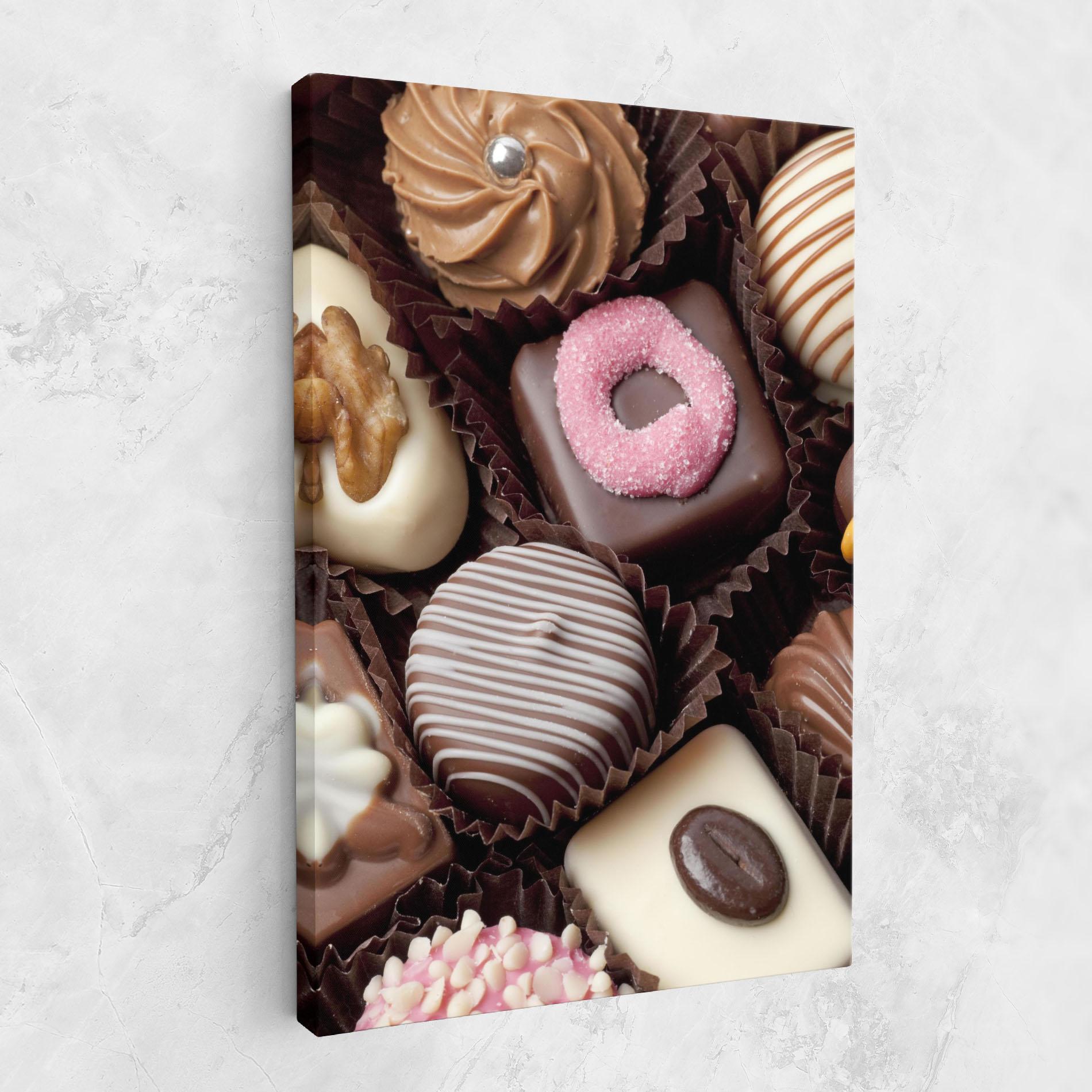 Tablou Canvas Chocolate Bonbons mockup 1