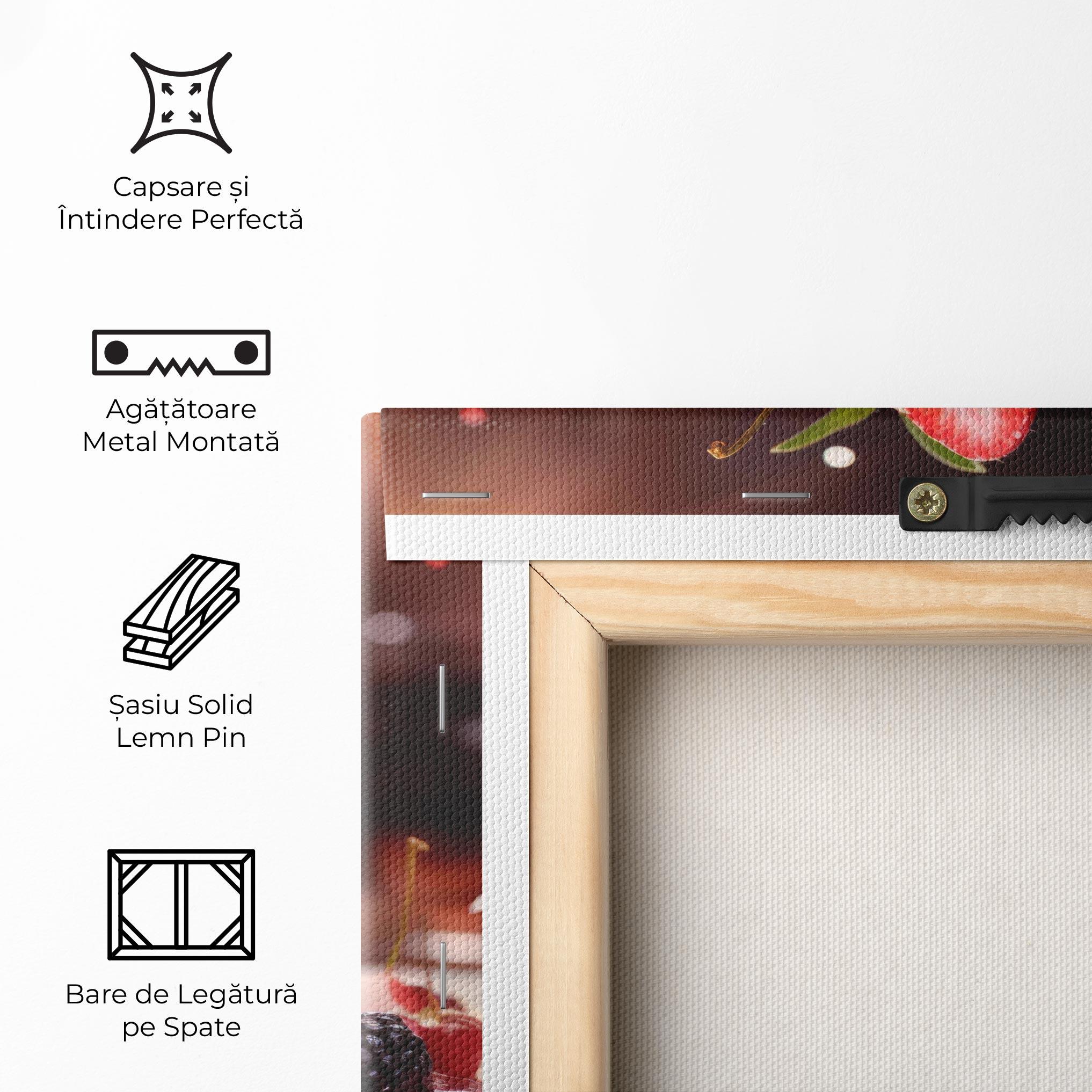 Tablou Canvas Berries Dessert mockup 5