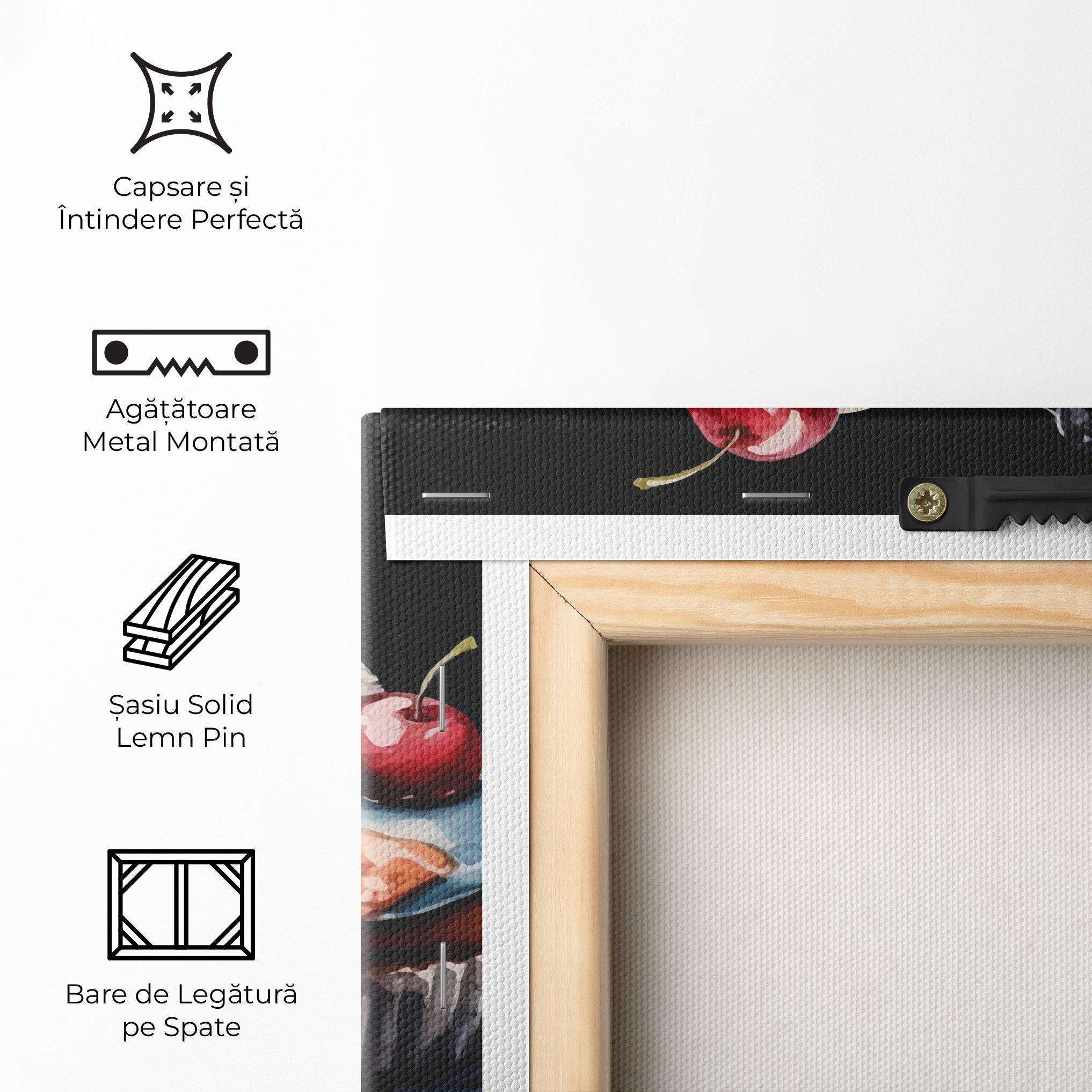 Tablou Canvas Colorful Muffins mockup 5