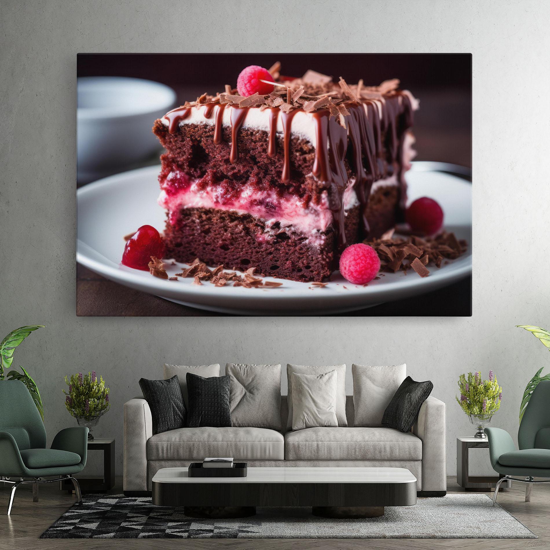 Tablou Canvas Brown Cake mockup 7