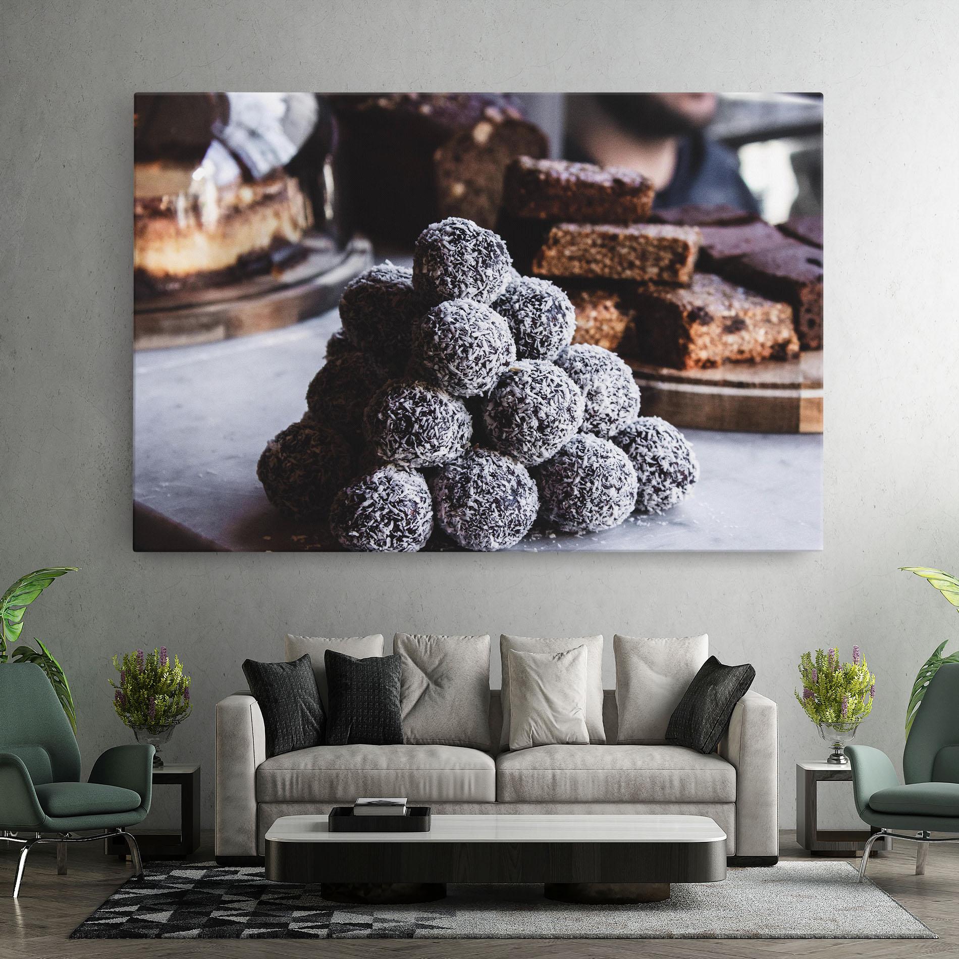 Tablou Canvas Chocolate Balls mockup 7