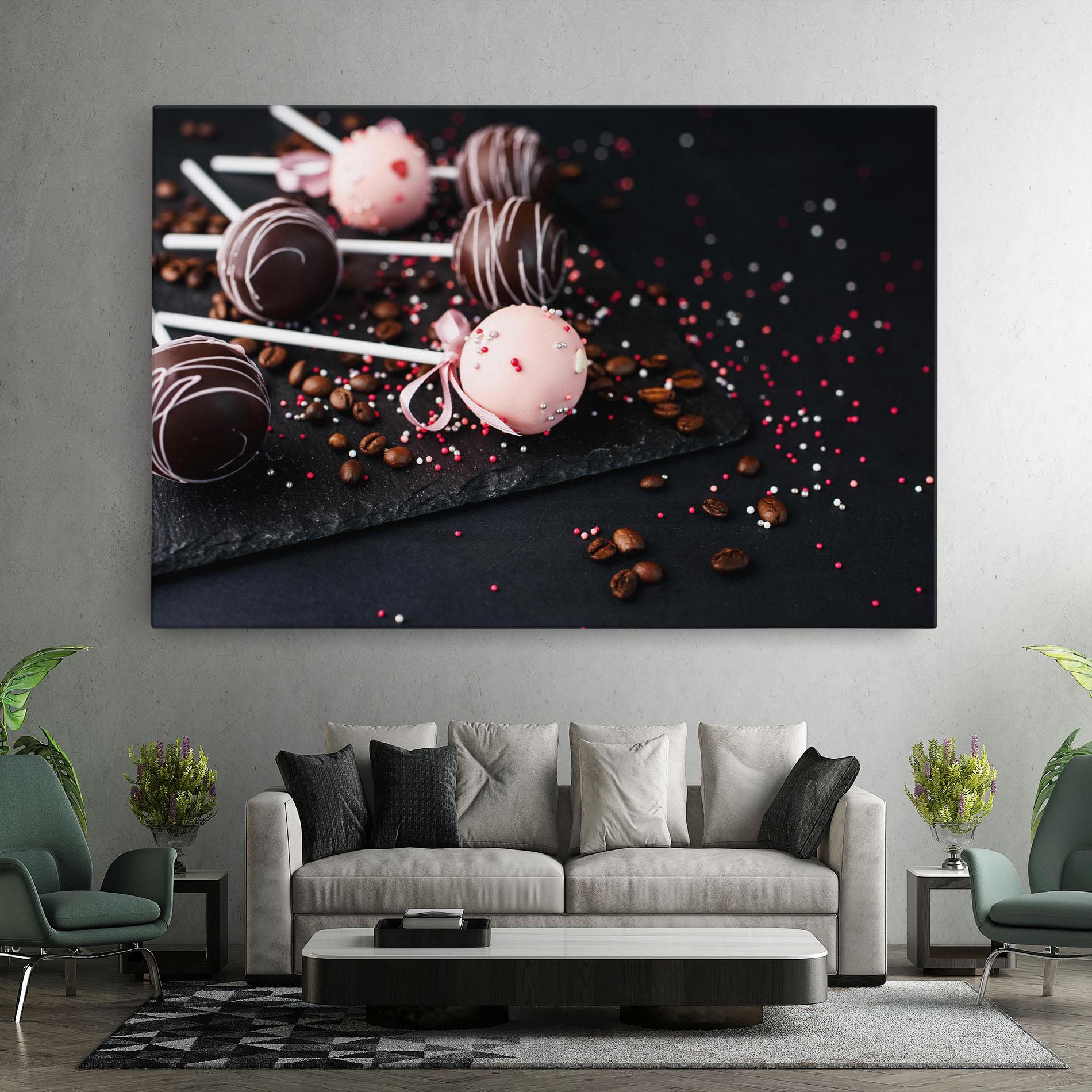 Tablou Canvas Chocolate Dessert mockup 7