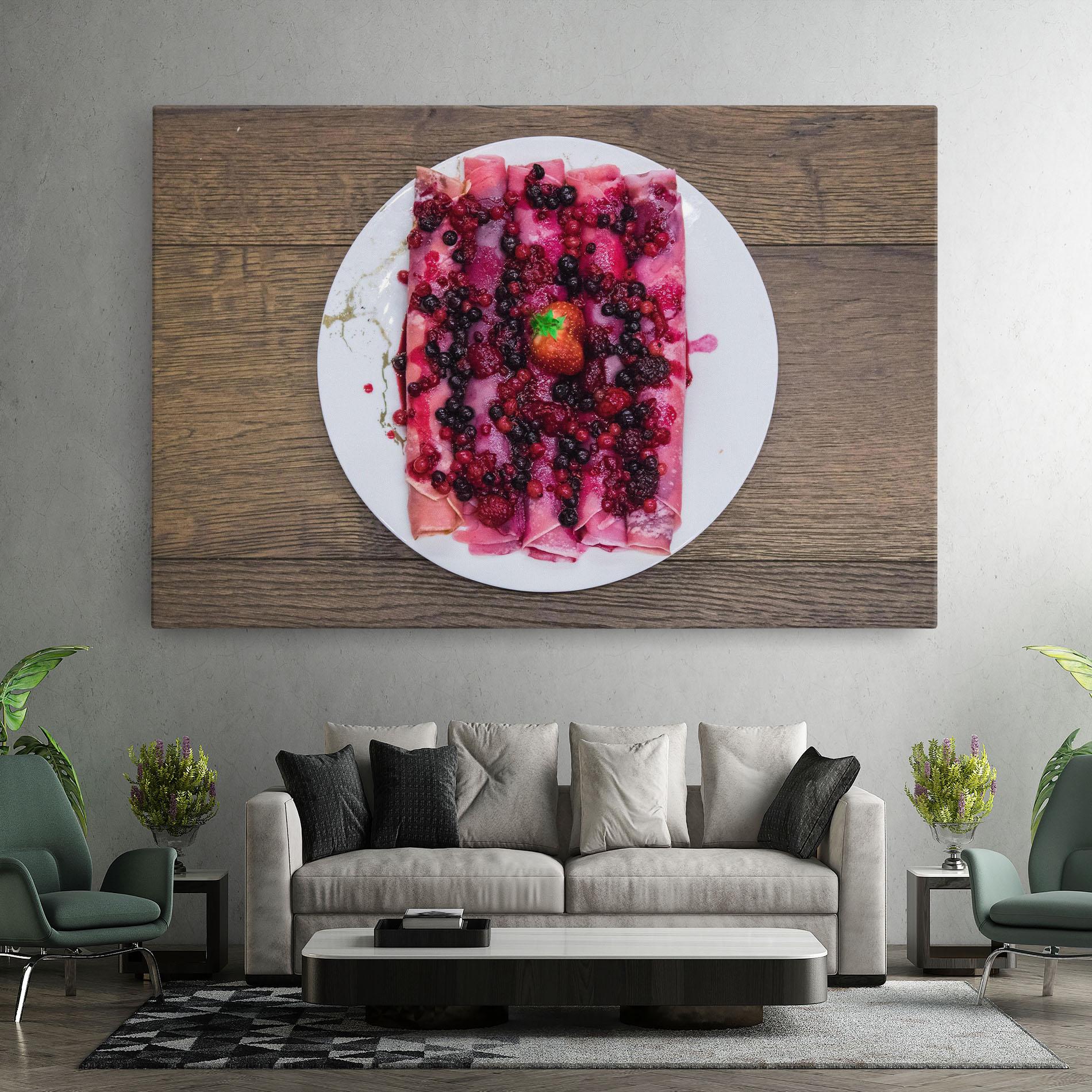 Tablou Canvas Strawberry Pancakes mockup 7