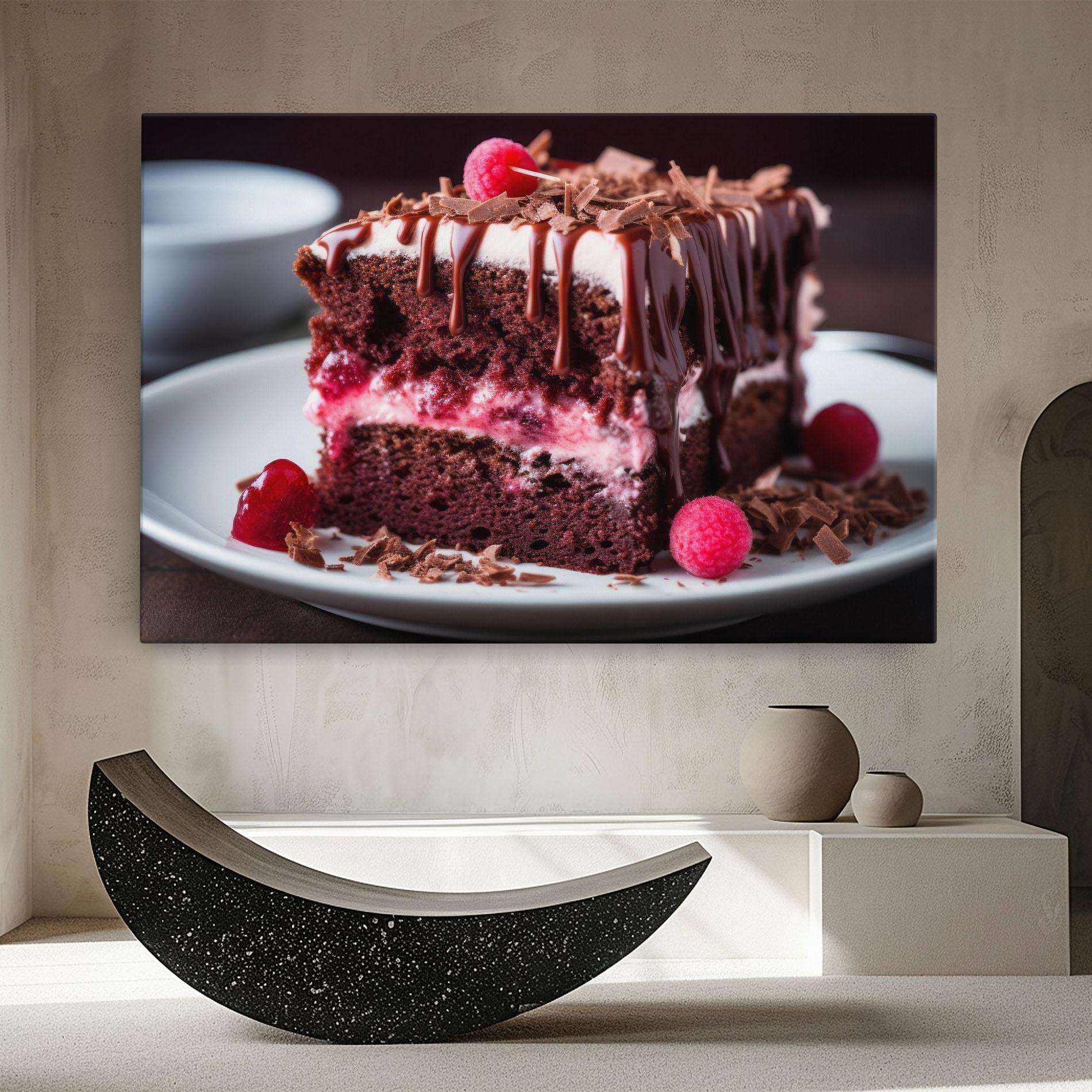 Tablou Canvas Brown Cake mockup 8