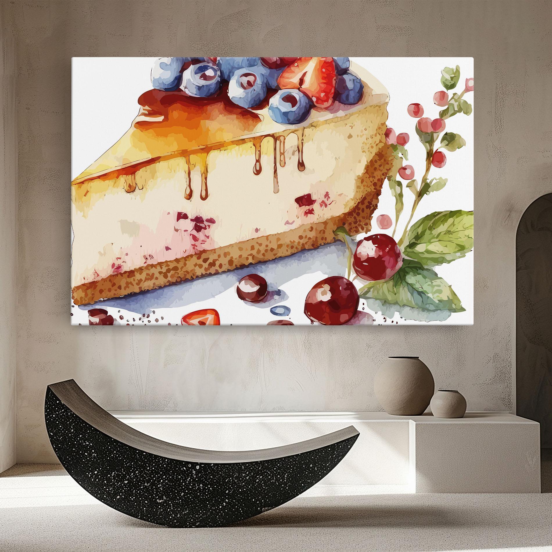Tablou Canvas Cheesecake mockup 8
