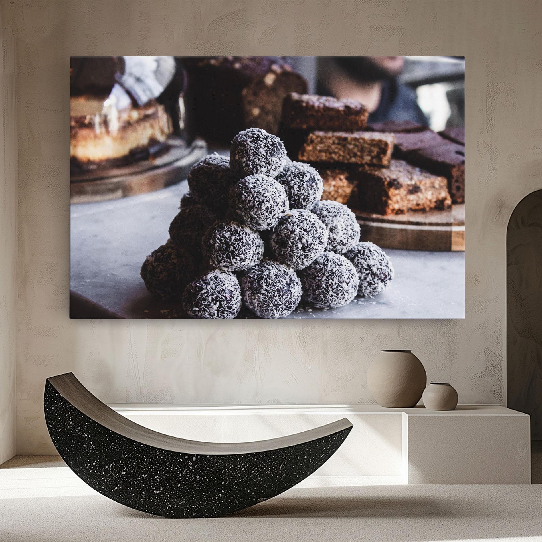 Tablou Canvas Chocolate Balls mockup 8
