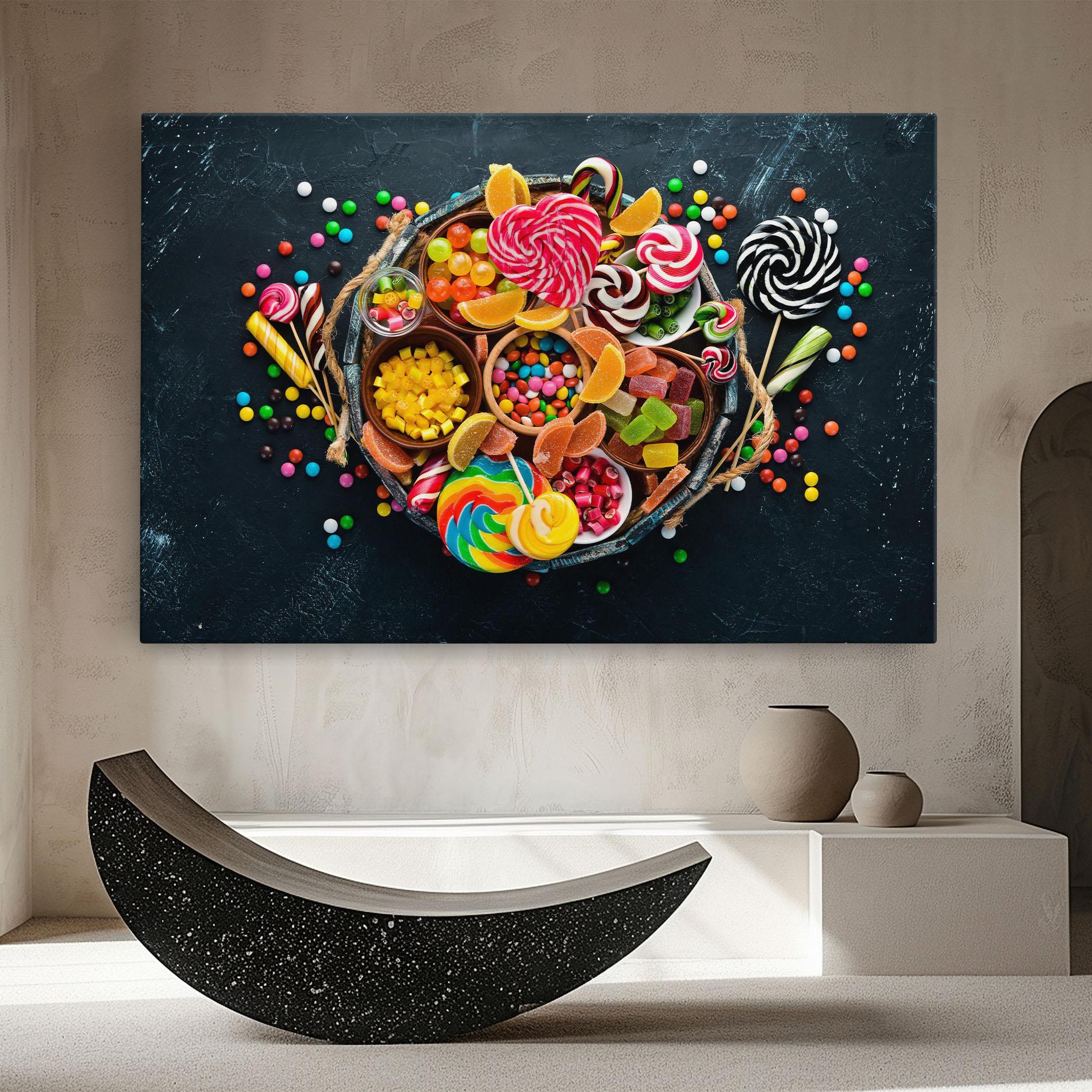 Tablou Canvas Colorful Jelly mockup 8