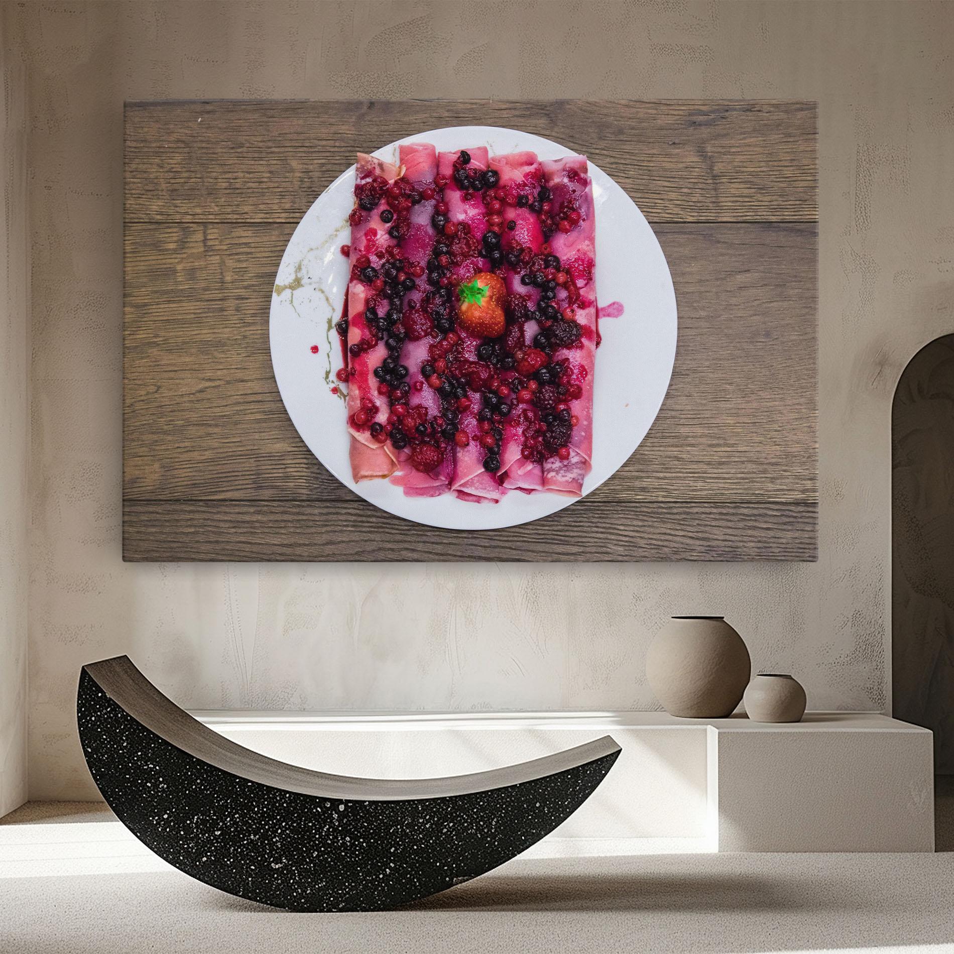 Tablou Canvas Strawberry Pancakes mockup 8