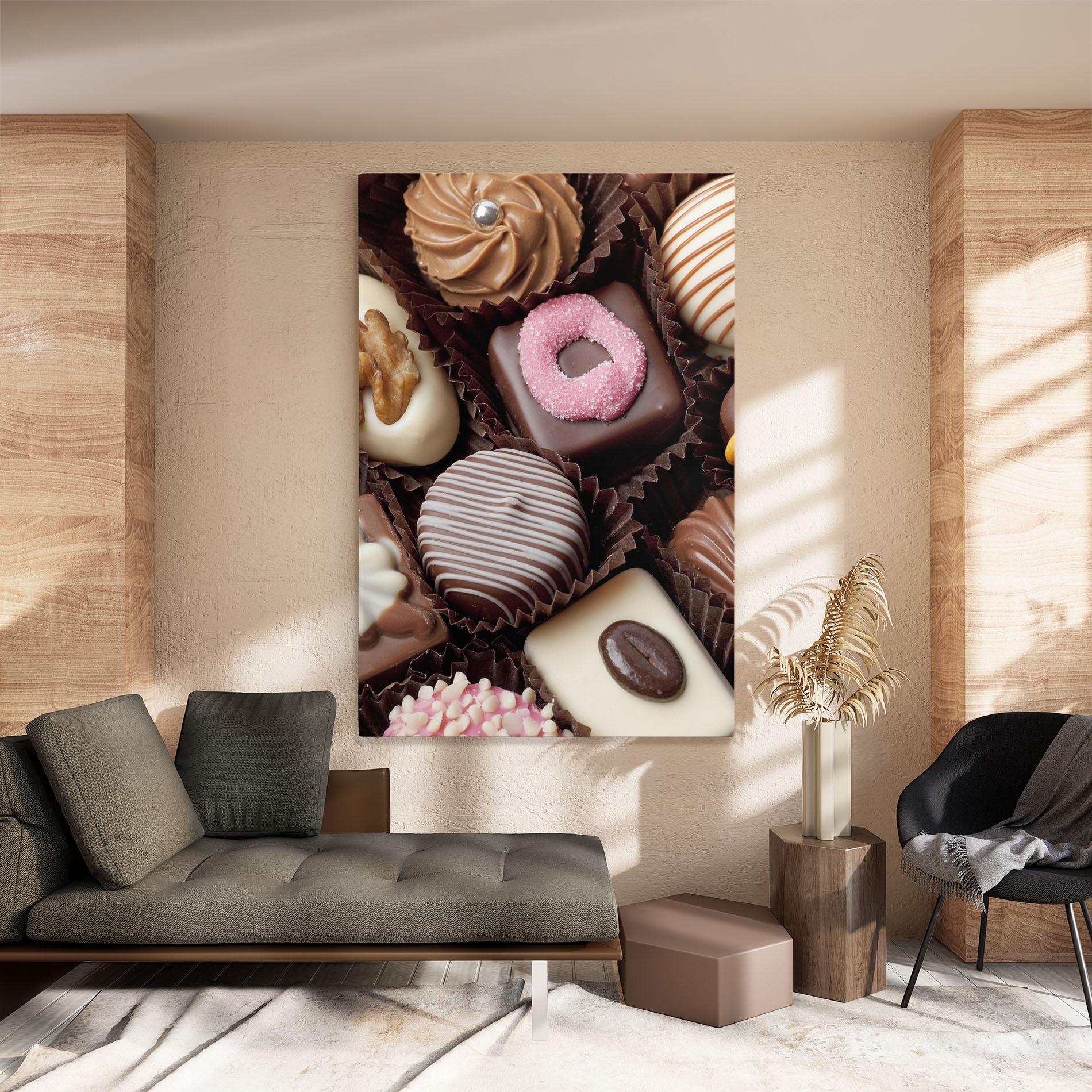 Tablou Canvas Chocolate Bonbons mockup 8