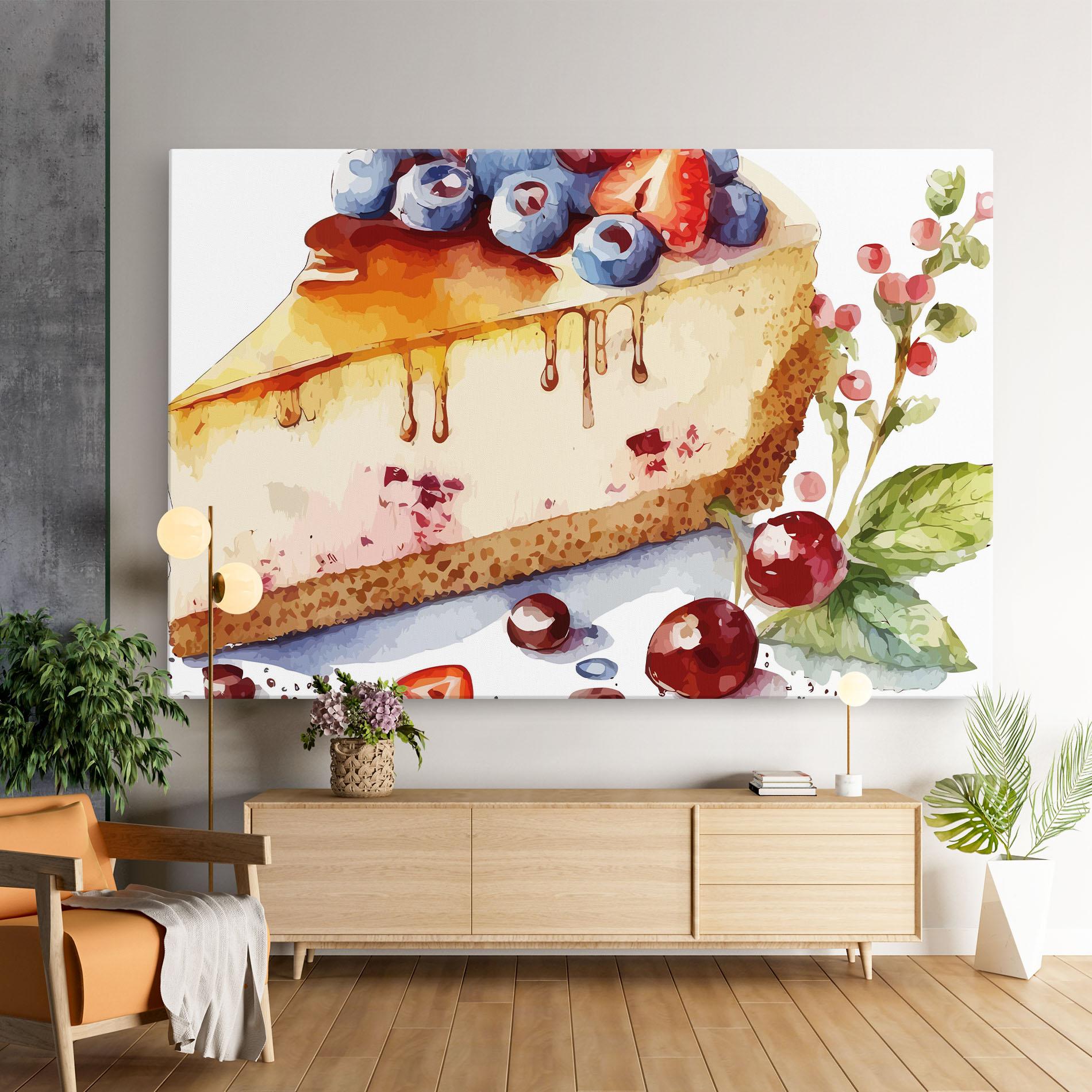 Tablou Canvas Cheesecake mockup 9