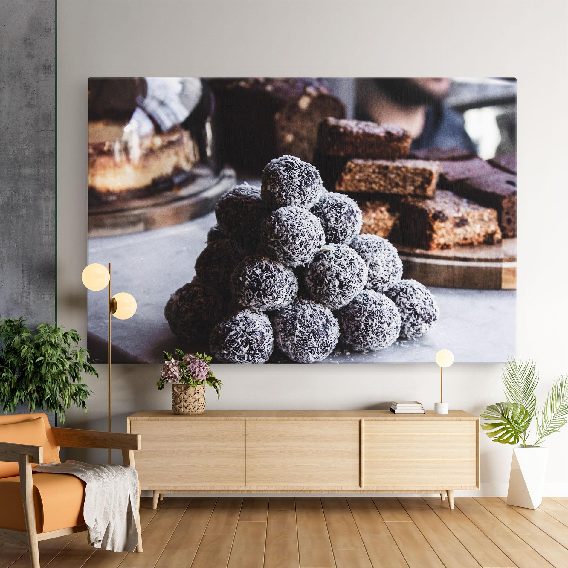 Tablou Canvas Chocolate Balls mockup 9