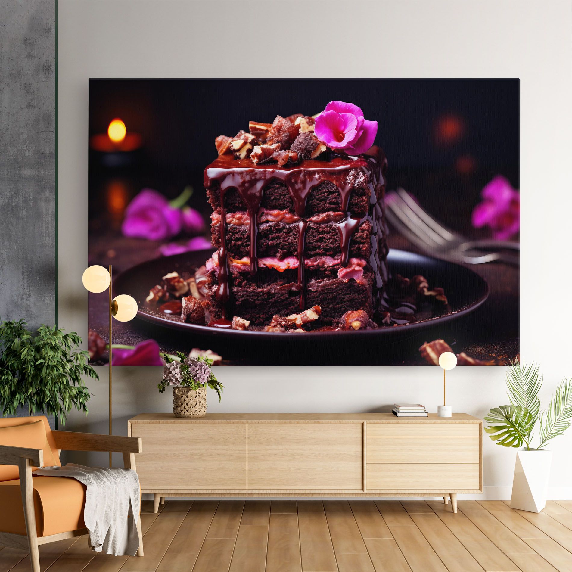 Pink Flower Cake mockup 9