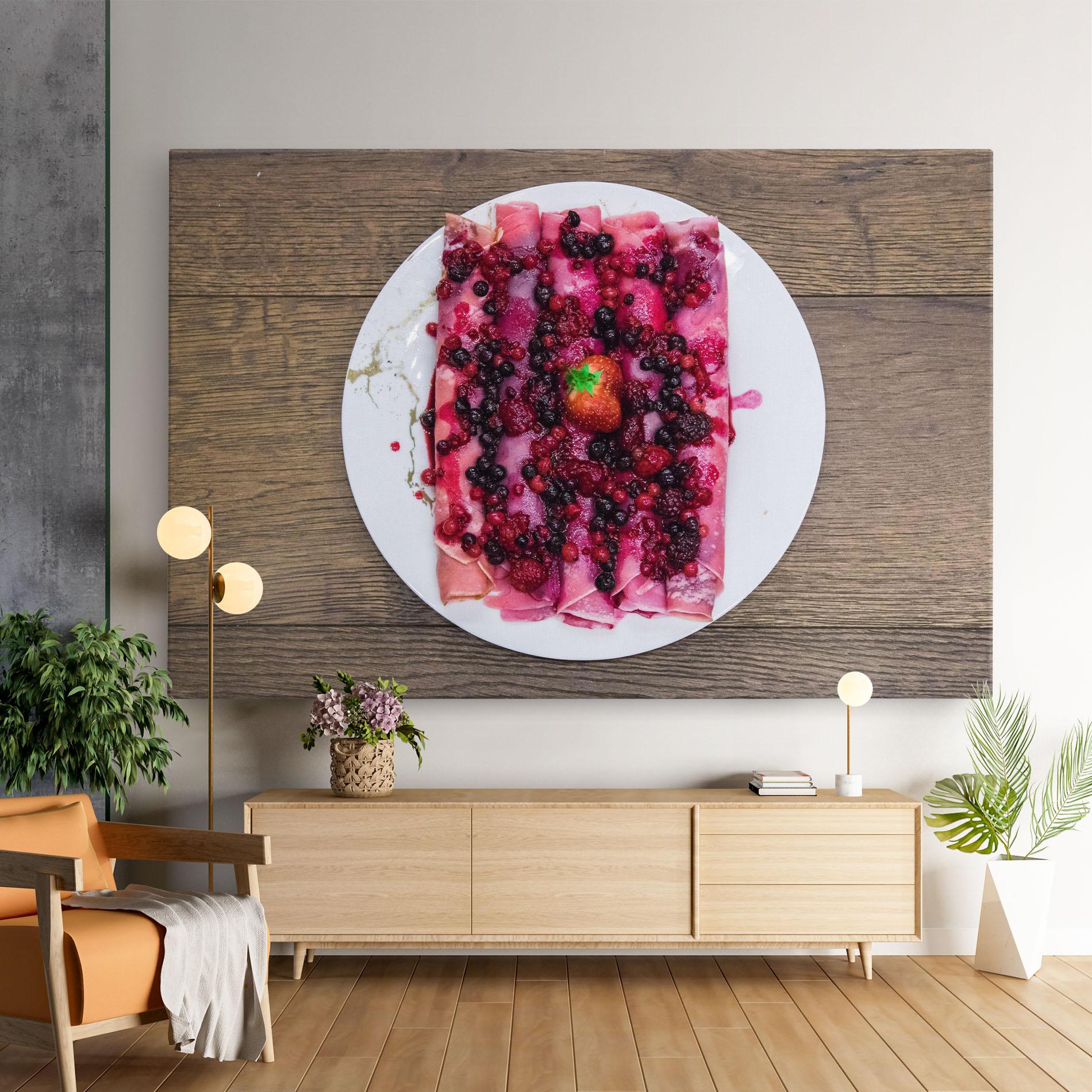 Tablou Canvas Strawberry Pancakes mockup 9
