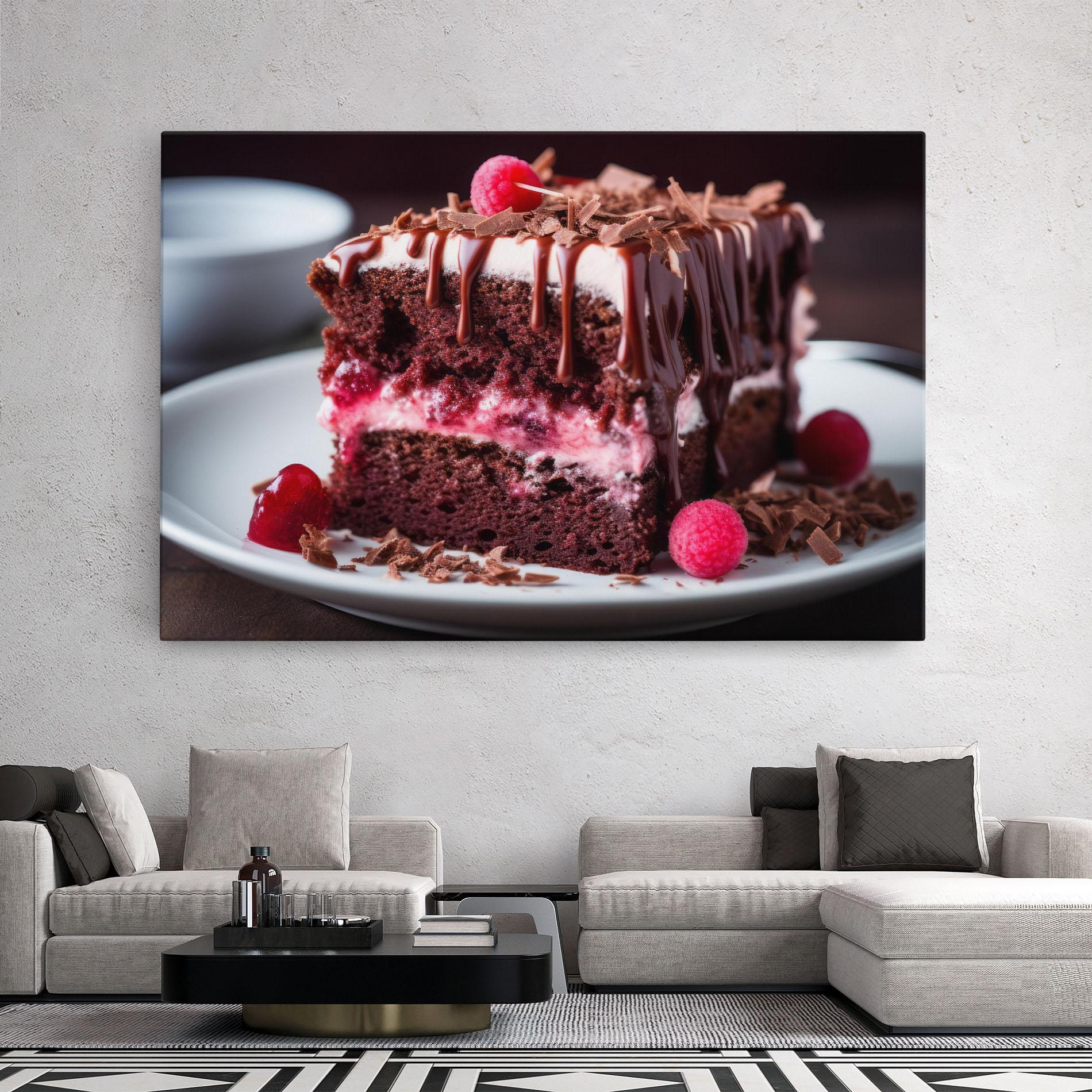 Tablou Canvas Brown Cake mockup 2